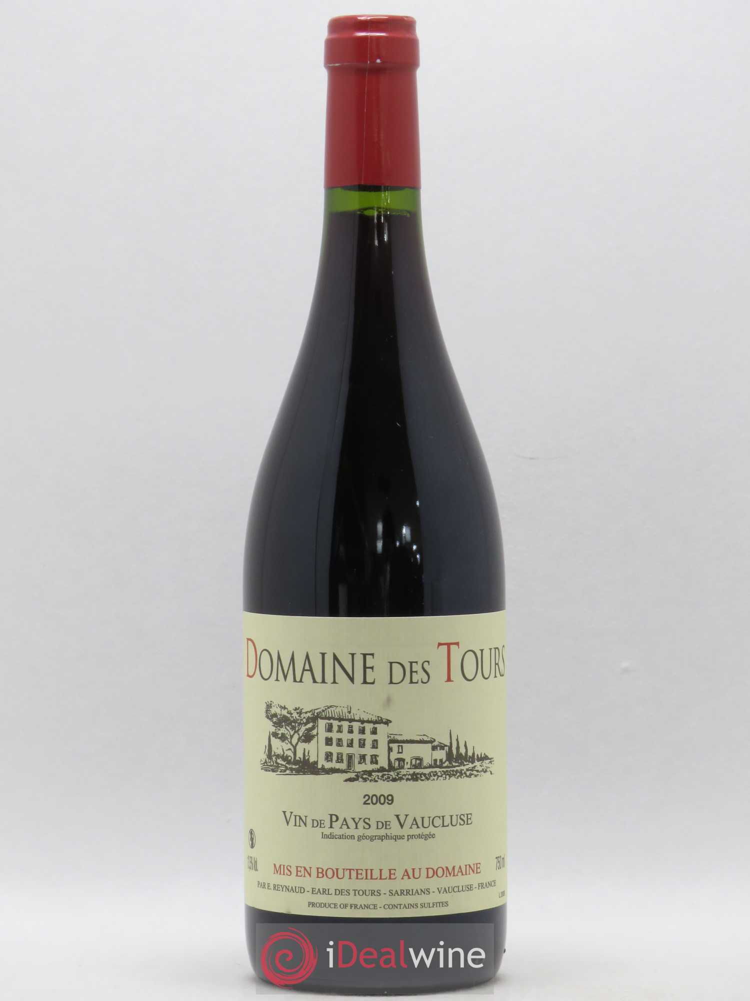 Vaucluse (Vin de Pays de Vaucluse) Domaine des Tours Emmanuel Reynaud 2009 - Lot de 1 bouteille - 0