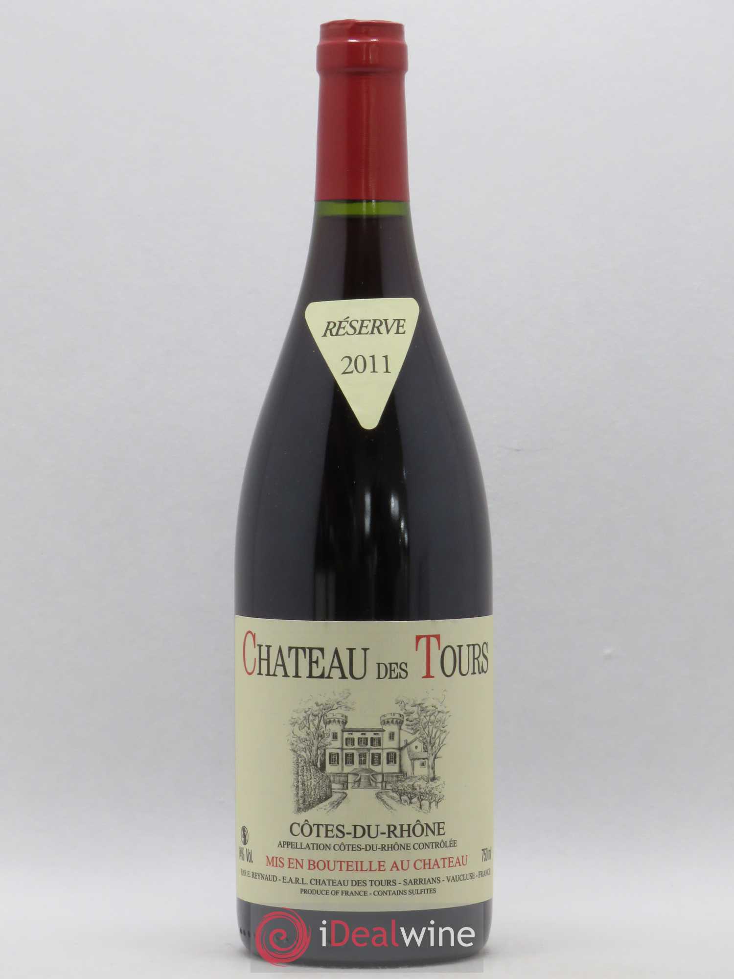 Côtes-du-Rhône Château des Tours Emmanuel Reynaud 2011 - Lot de 1 bouteille - 0