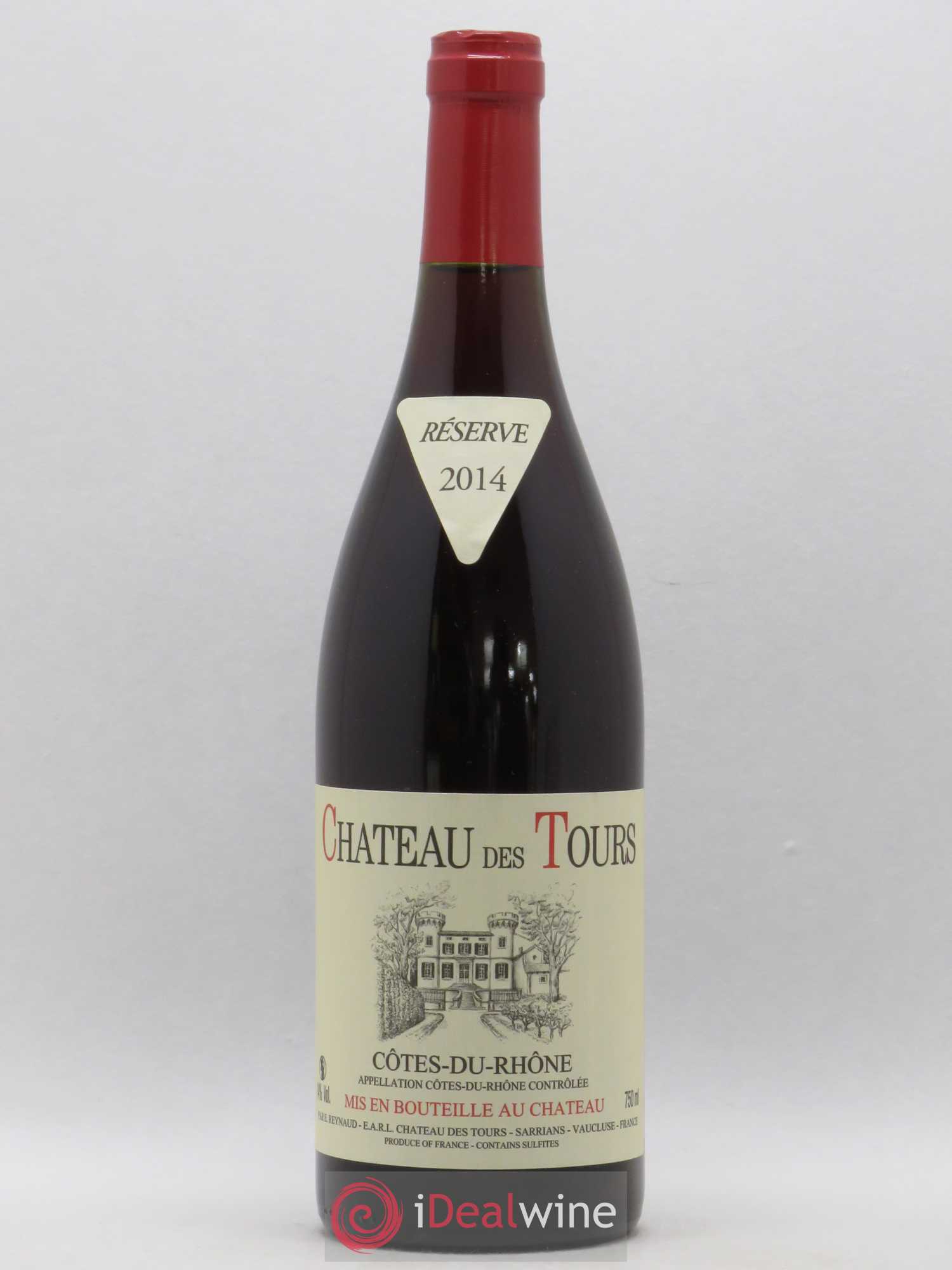 Côtes-du-Rhône Château des Tours Emmanuel Reynaud 2014 - Lot de 1 bouteille - 0