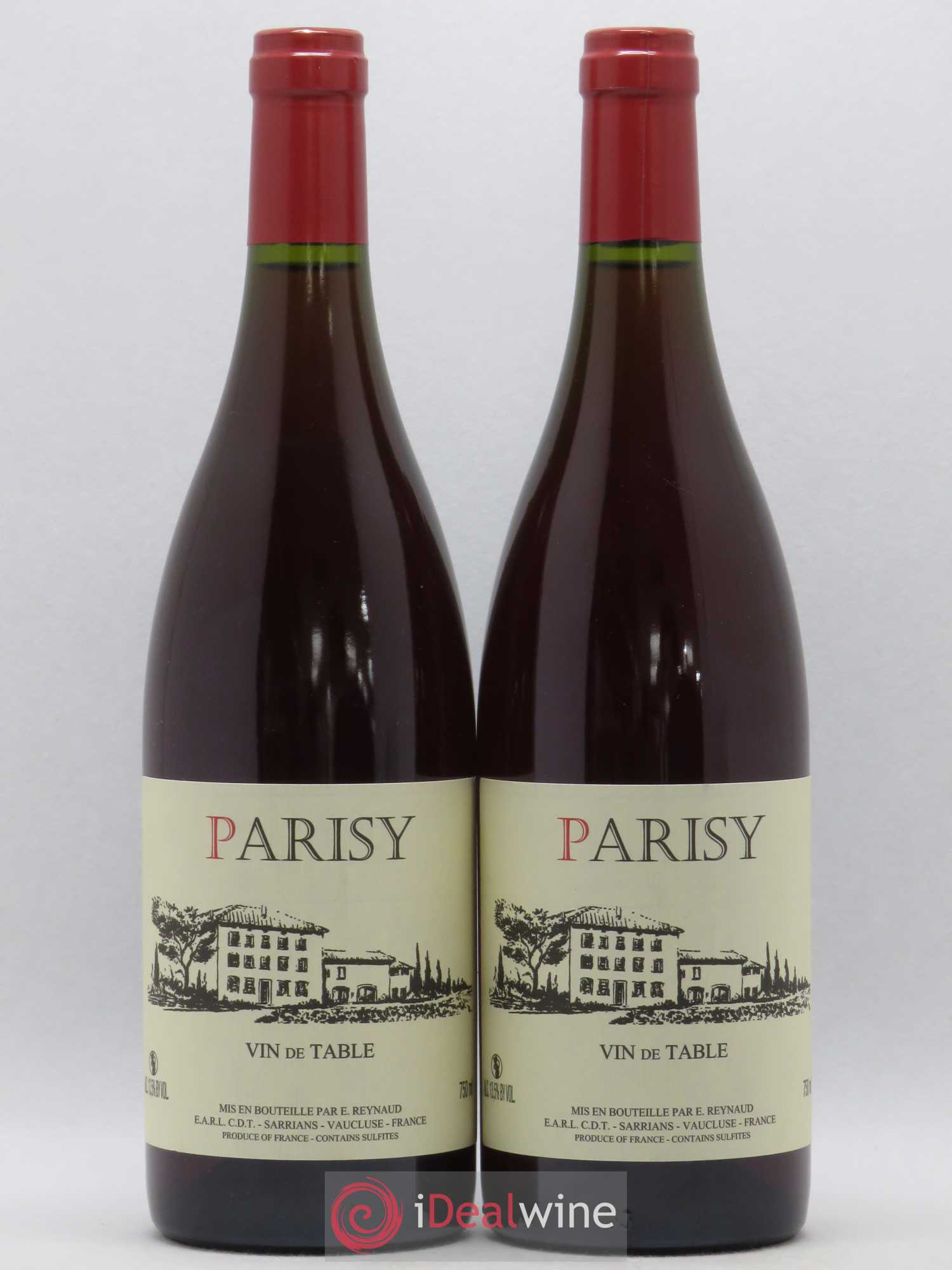 Vin de Table Parisy Emmanuel Reynaud 2016 - Lot de 2 bouteilles - 0