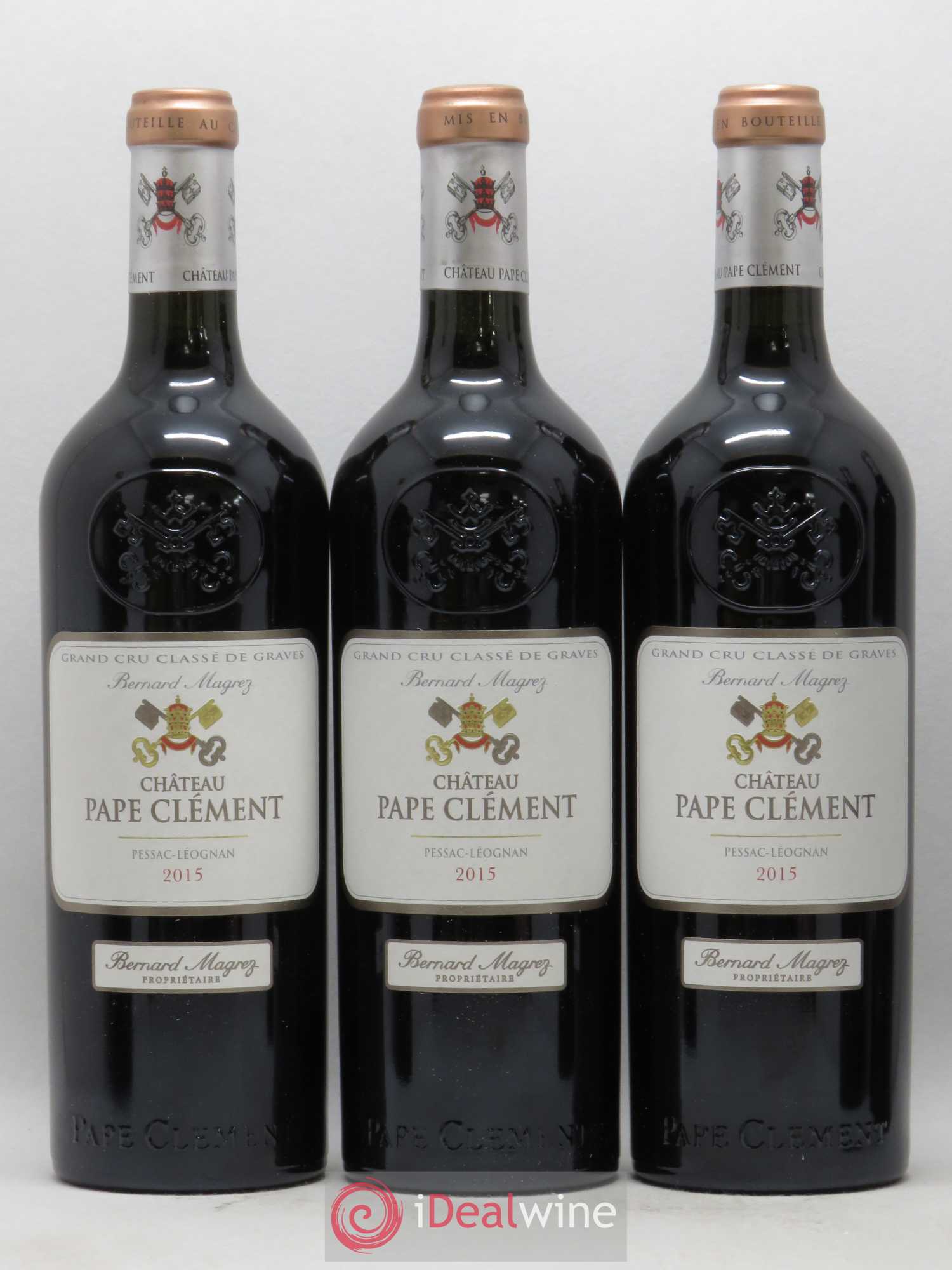 Château Pape Clément Cru Classé de Graves 2015 - Lot de 6 bouteilles - 1
