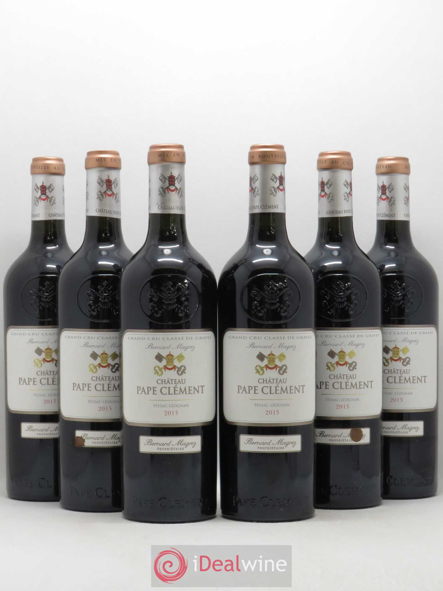 Château Pape Clément Cru Classé de Graves 2015 - Lot de 6 bouteilles - 0