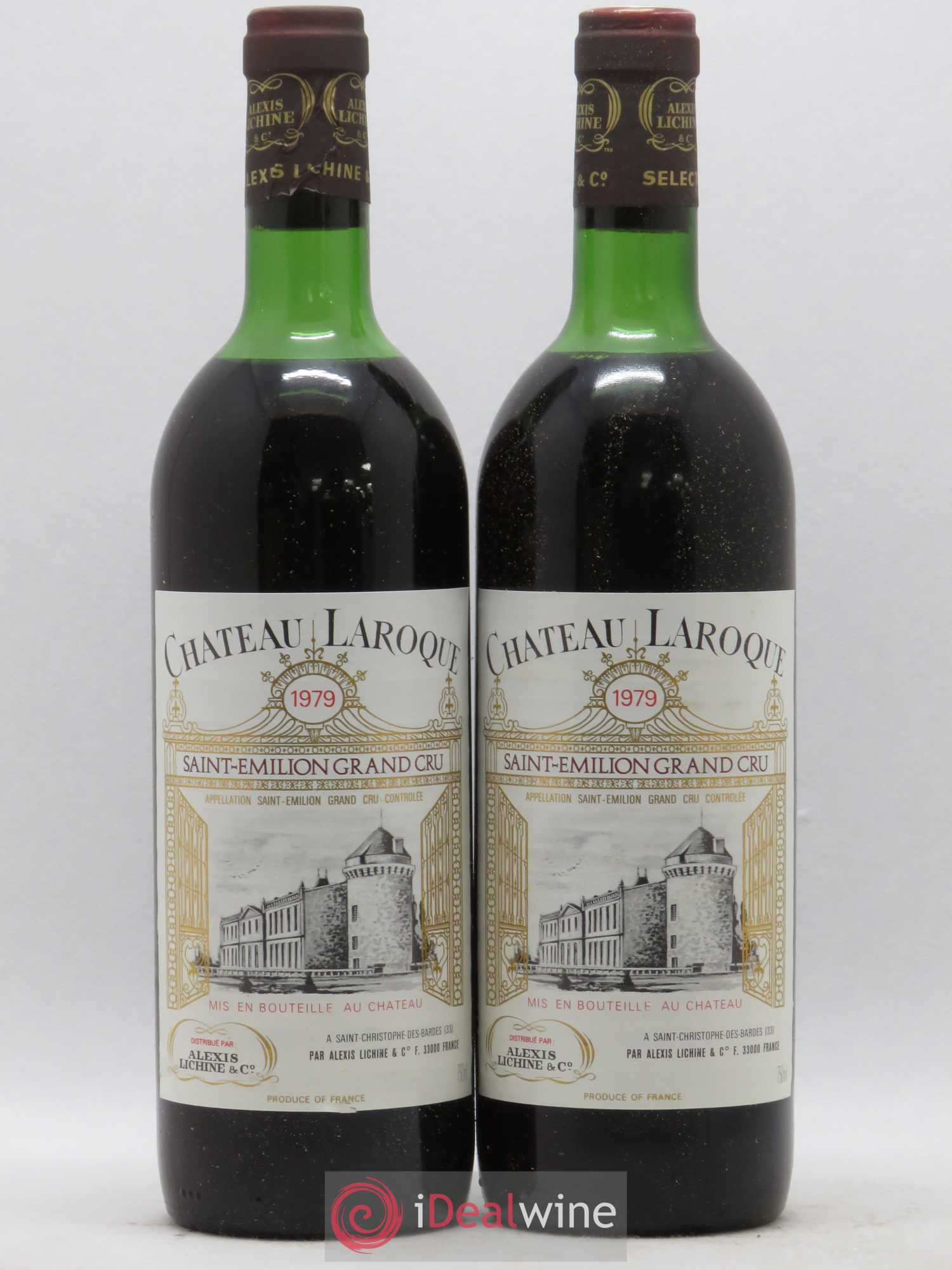 Château Laroque Grand Cru Classé 1979 - Lot de 2 bouteilles - 0