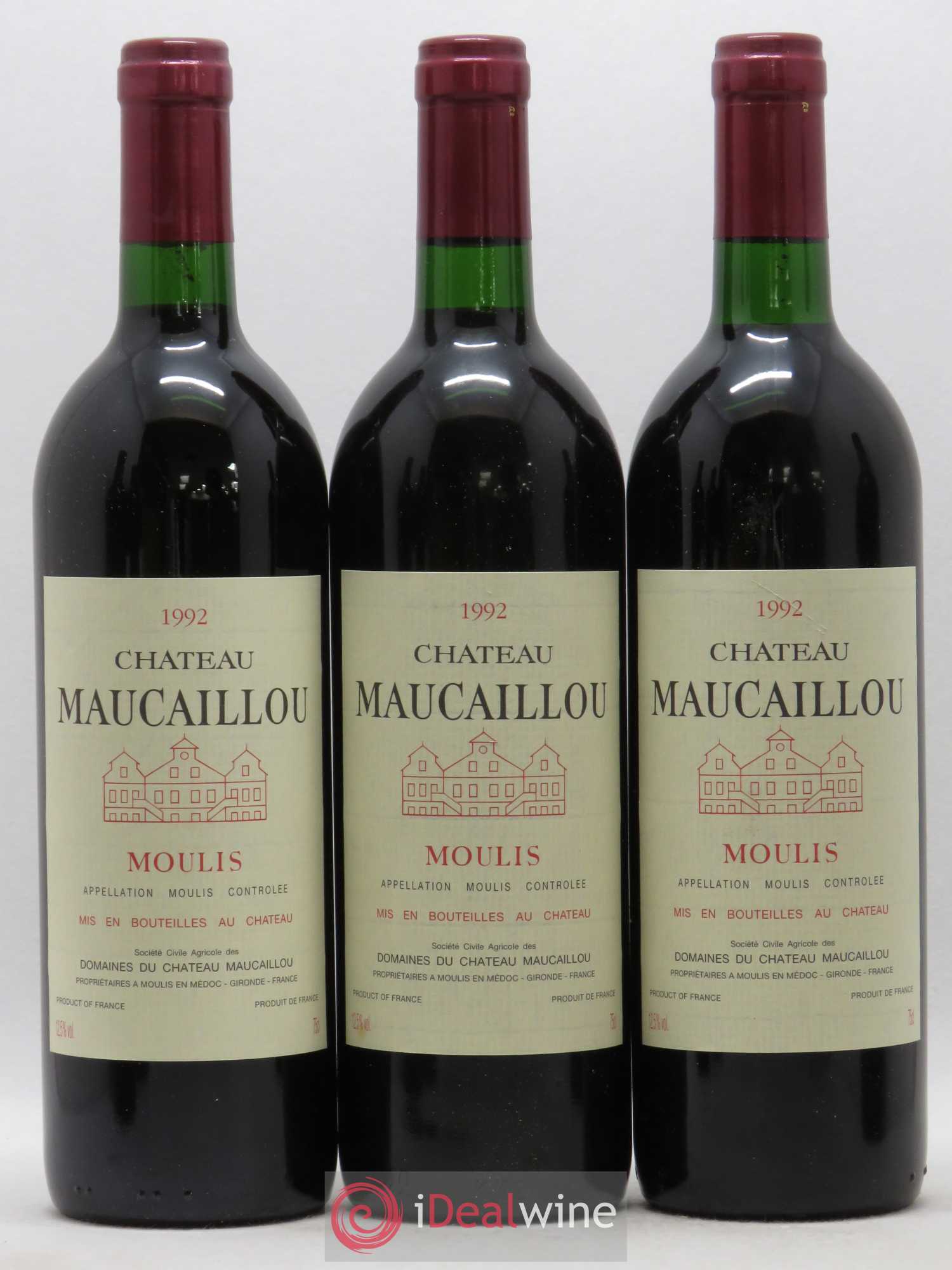 Château Maucaillou 1992 - Lot de 6 bouteilles - 2