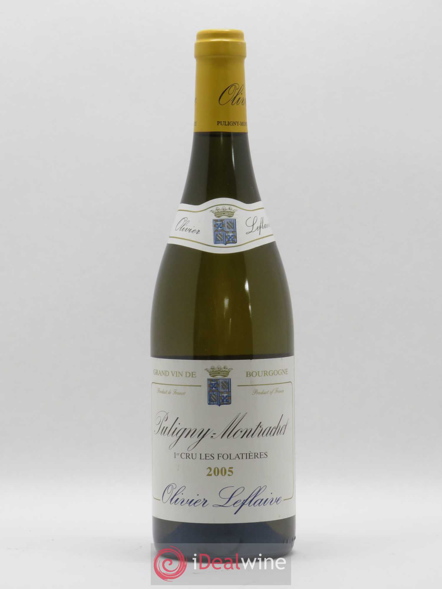 Puligny-Montrachet 1er Cru Les Folatières Olivier Leflaive 2005 - Lot de 1 bouteille - 0