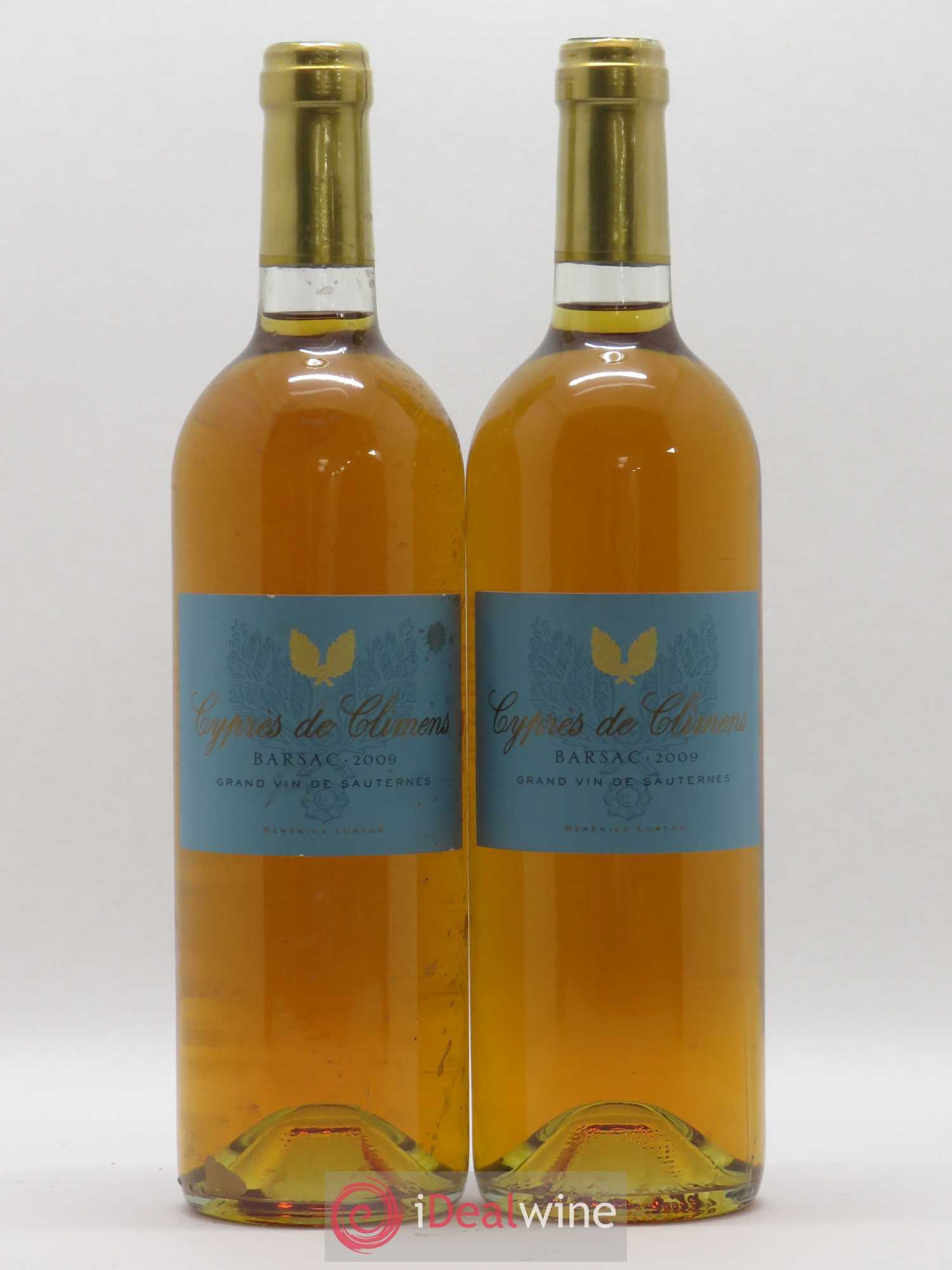Château Climens - Cyprès de Climens 2009 - Lotto di 2 bottiglie - 0