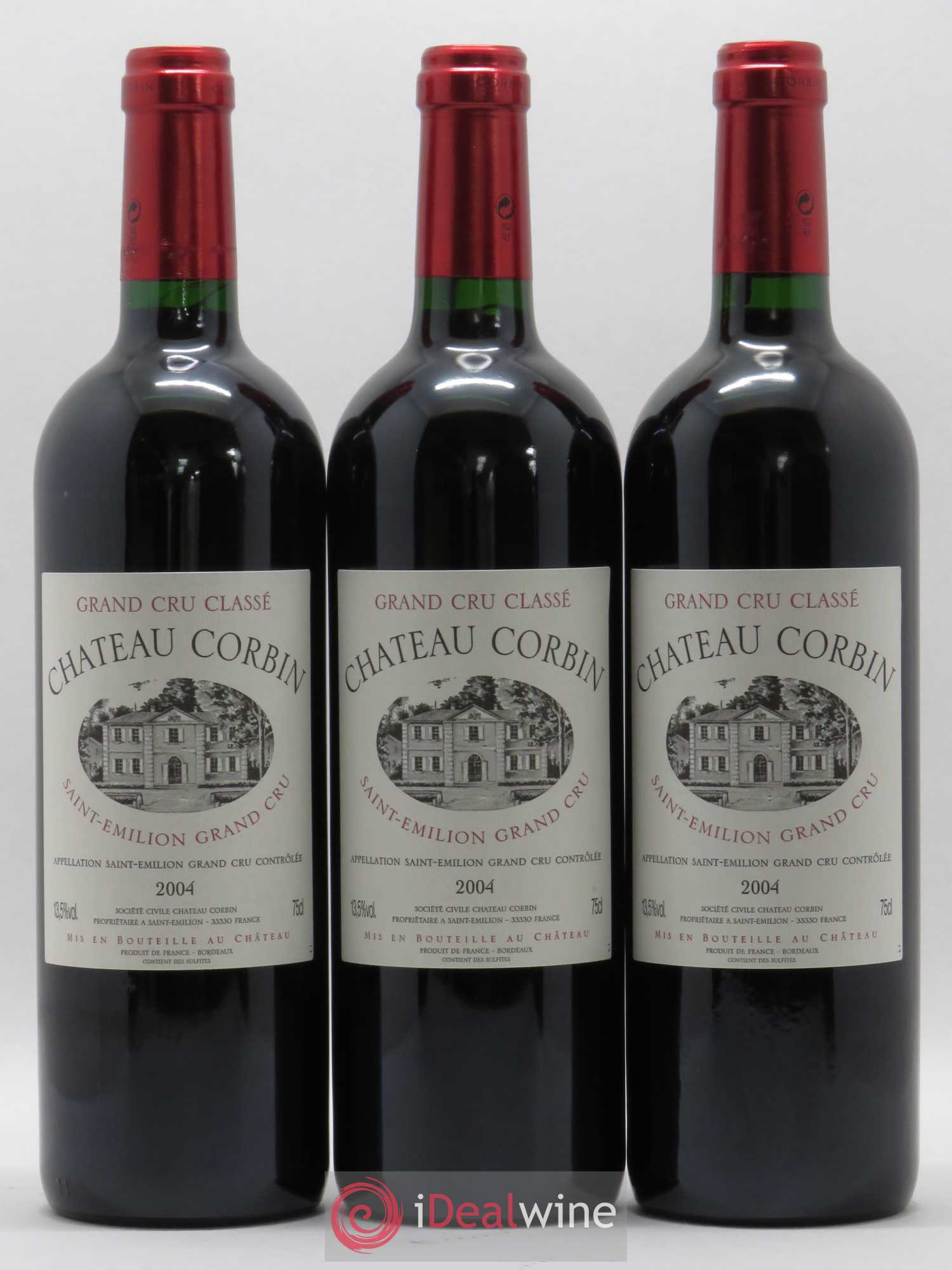 Château Corbin Grand Cru Classé 2004 - Lot de 12 bouteilles - 3