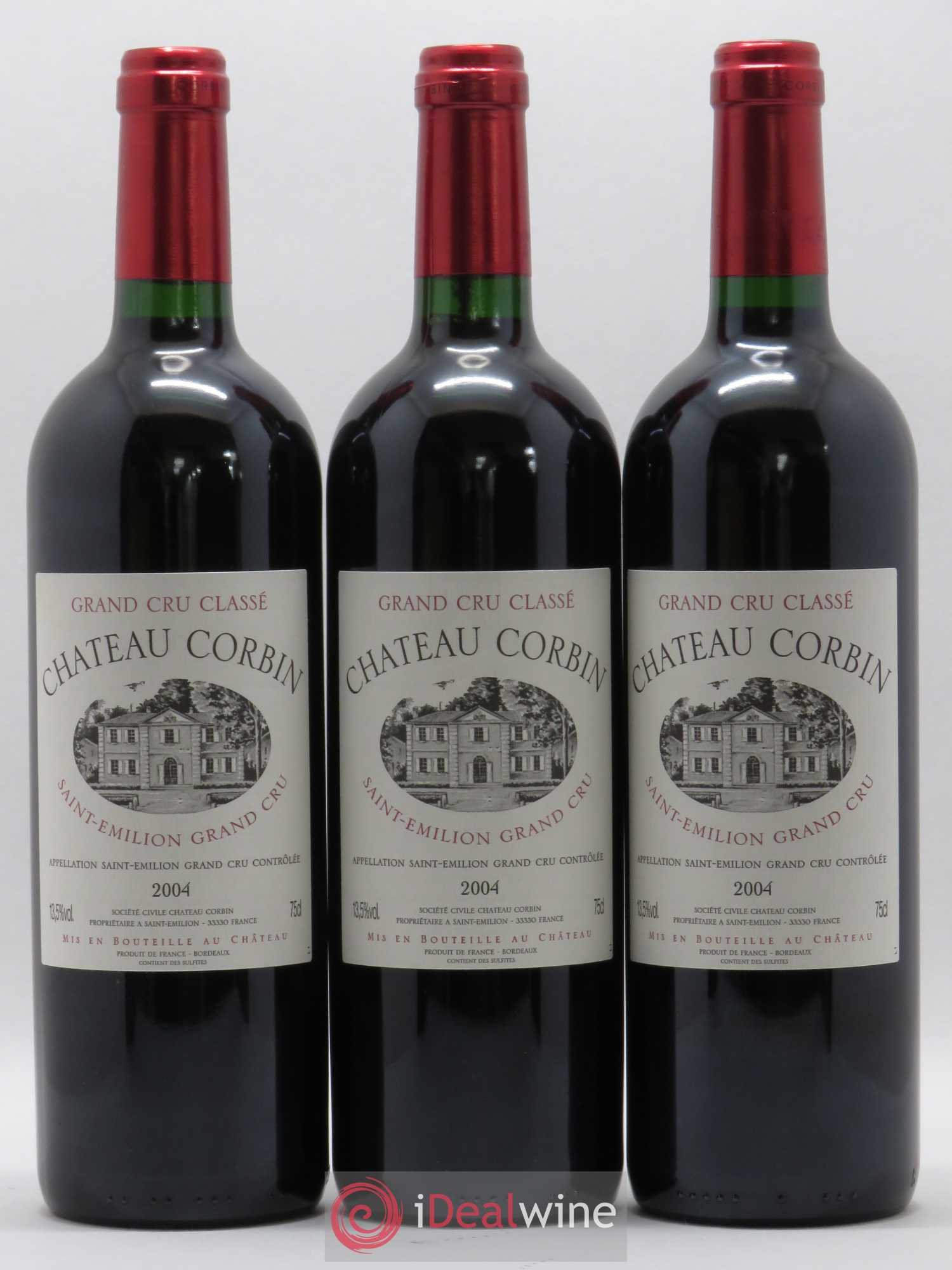 Château Corbin Grand Cru Classé 2004 - Lot de 12 bouteilles - 4