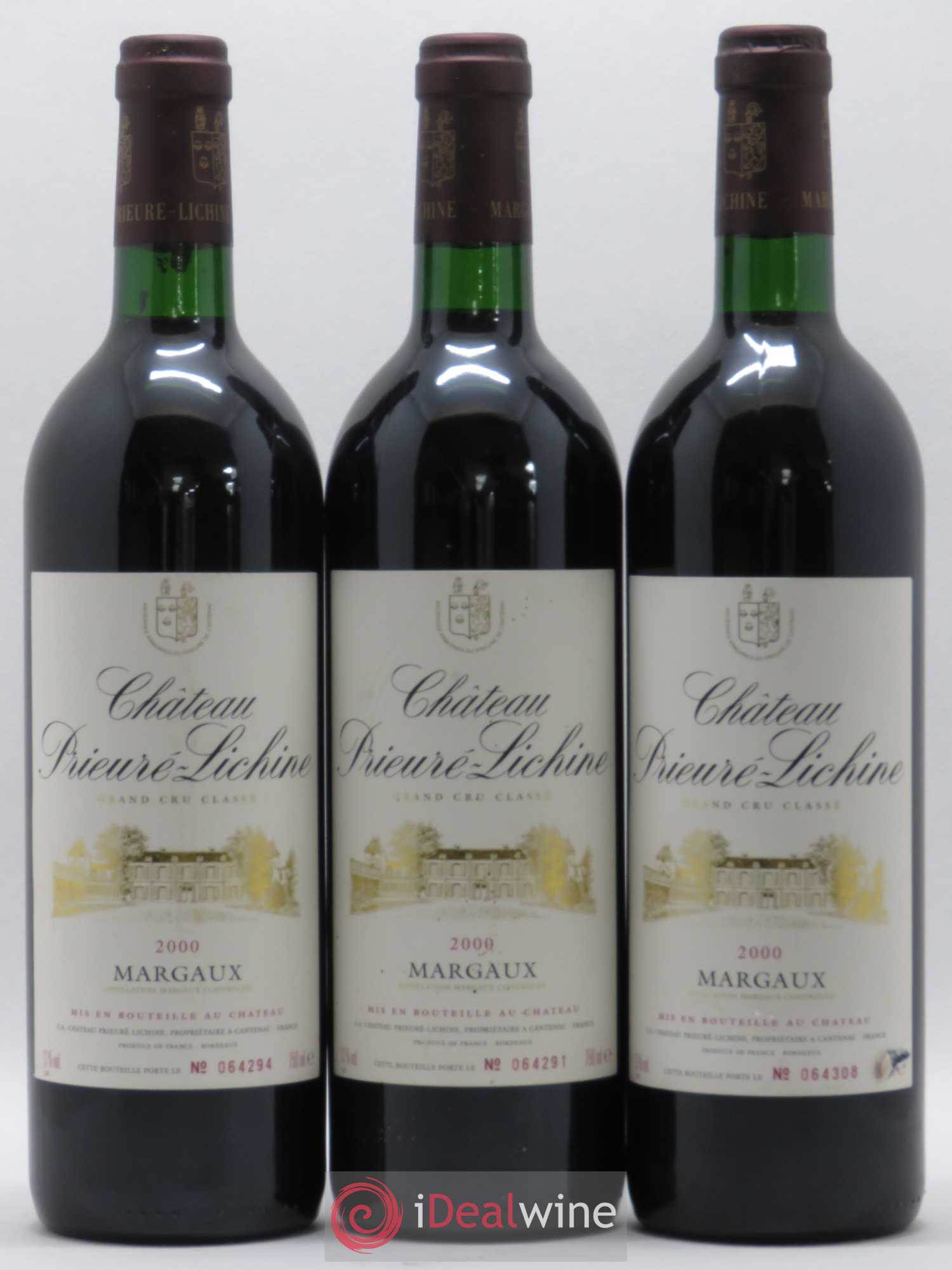 Château Prieuré Lichine 4ème Grand Cru Classé 2000 - Lot de 6 bouteilles - 1