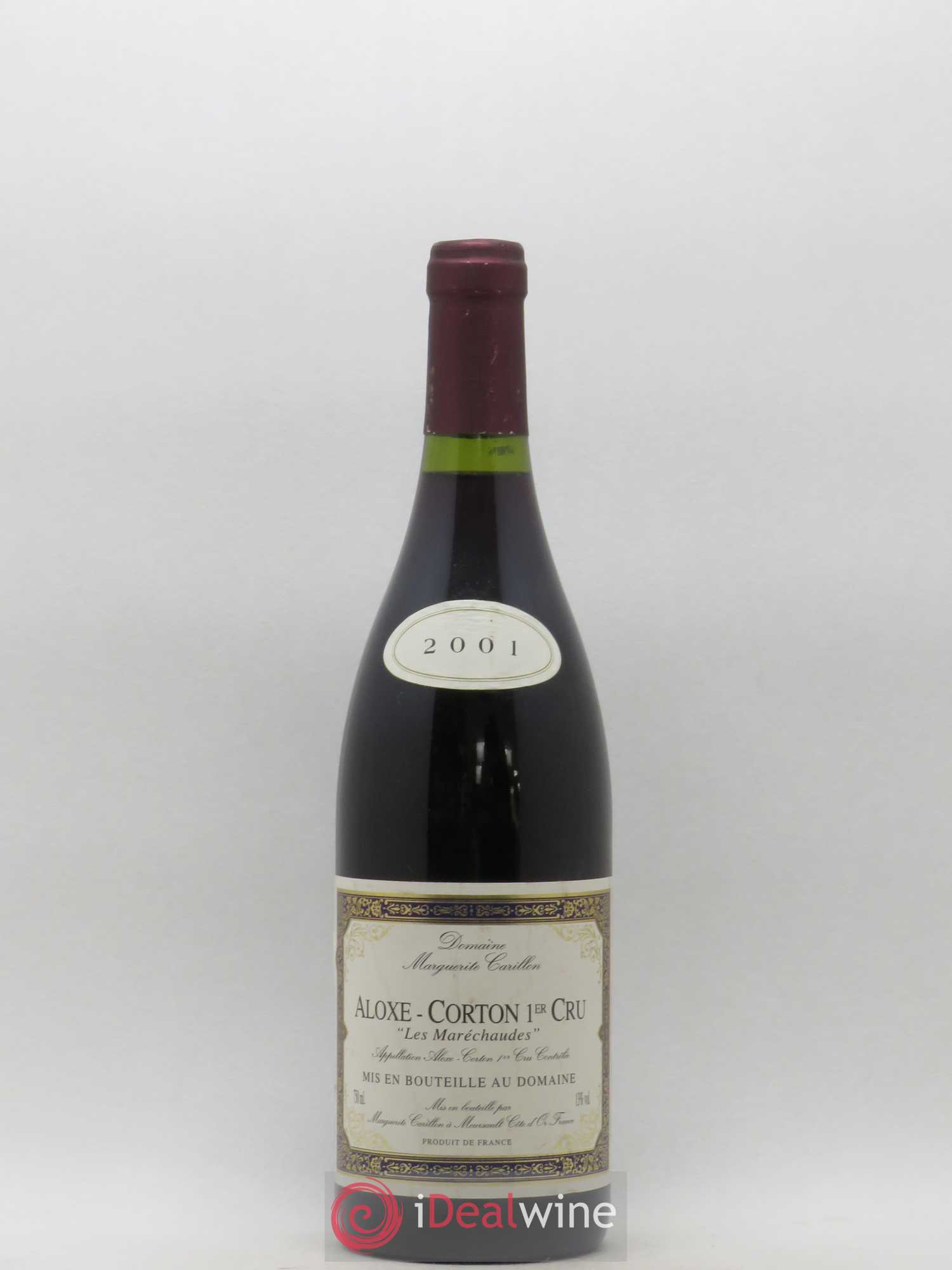 Aloxe-Corton 1er Cru Les Maréchaudes Domaine Marguerite Carillon 2001 - Posten von 1 Flasche - 0