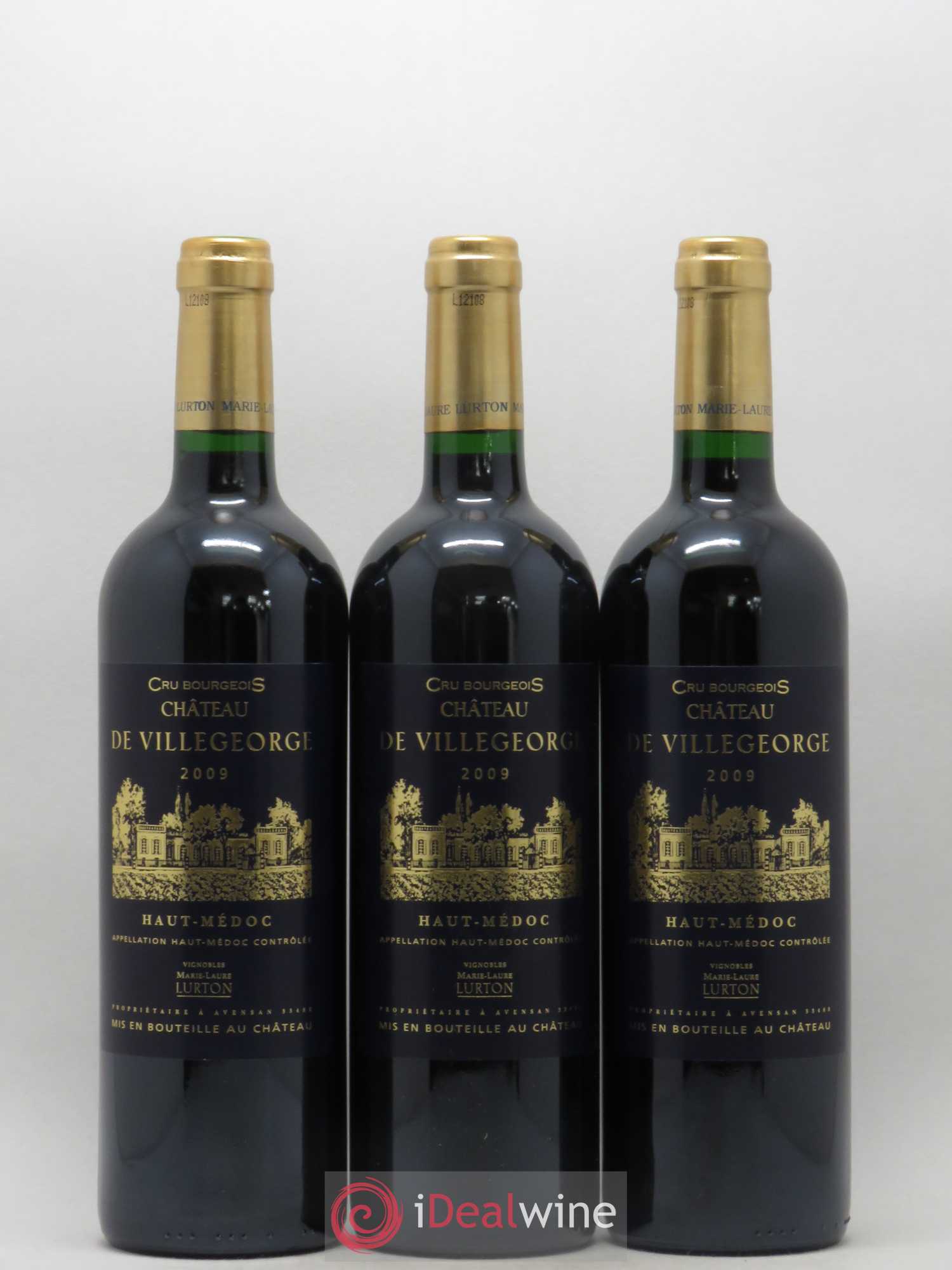 Château Villegeorge Cru Bourgeois  (sans prix de réserve) 2009 - Lot de 12 bouteilles - 2