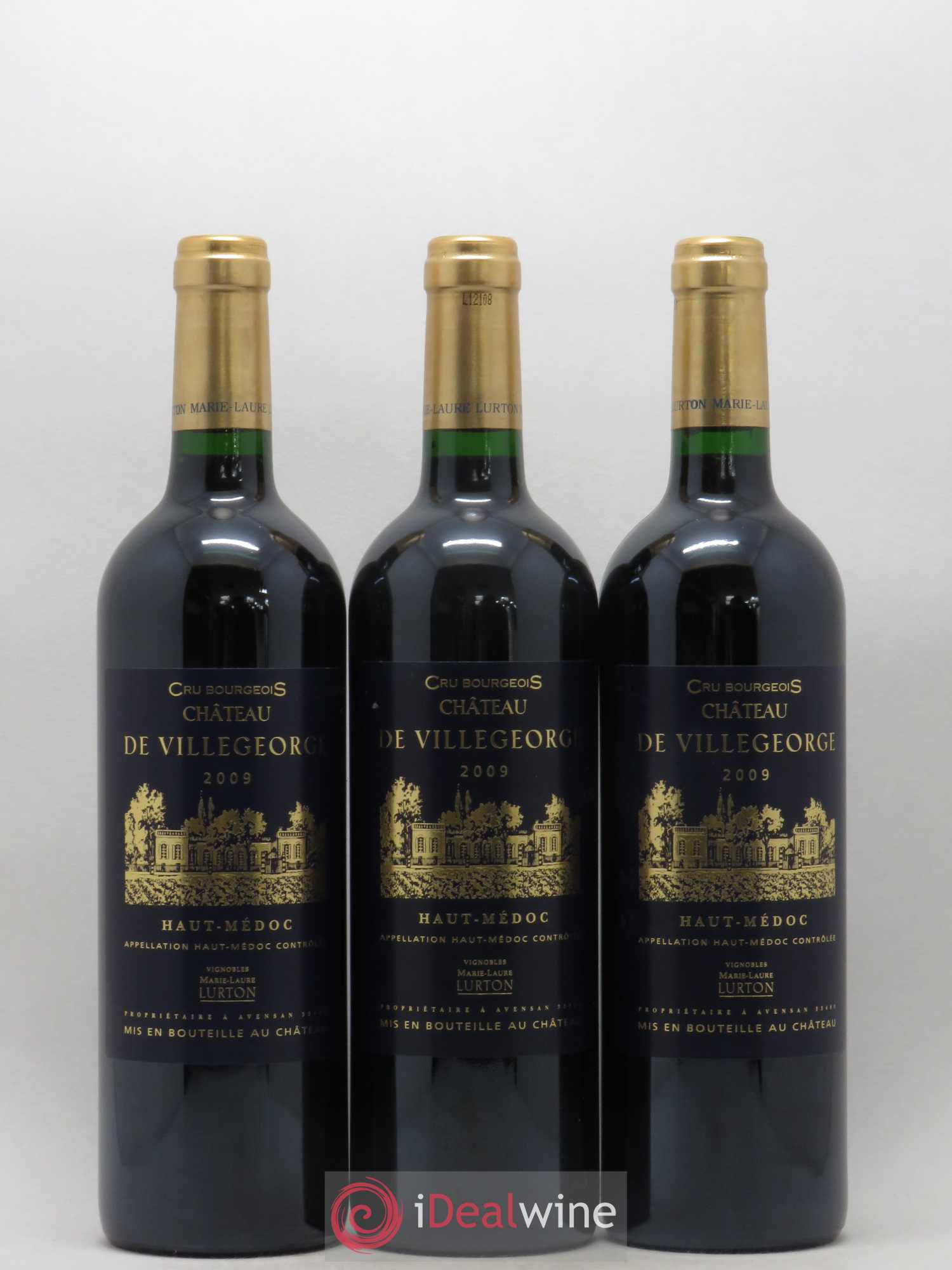 Château Villegeorge Cru Bourgeois  (sans prix de réserve) 2009 - Lot de 12 bouteilles - 4
