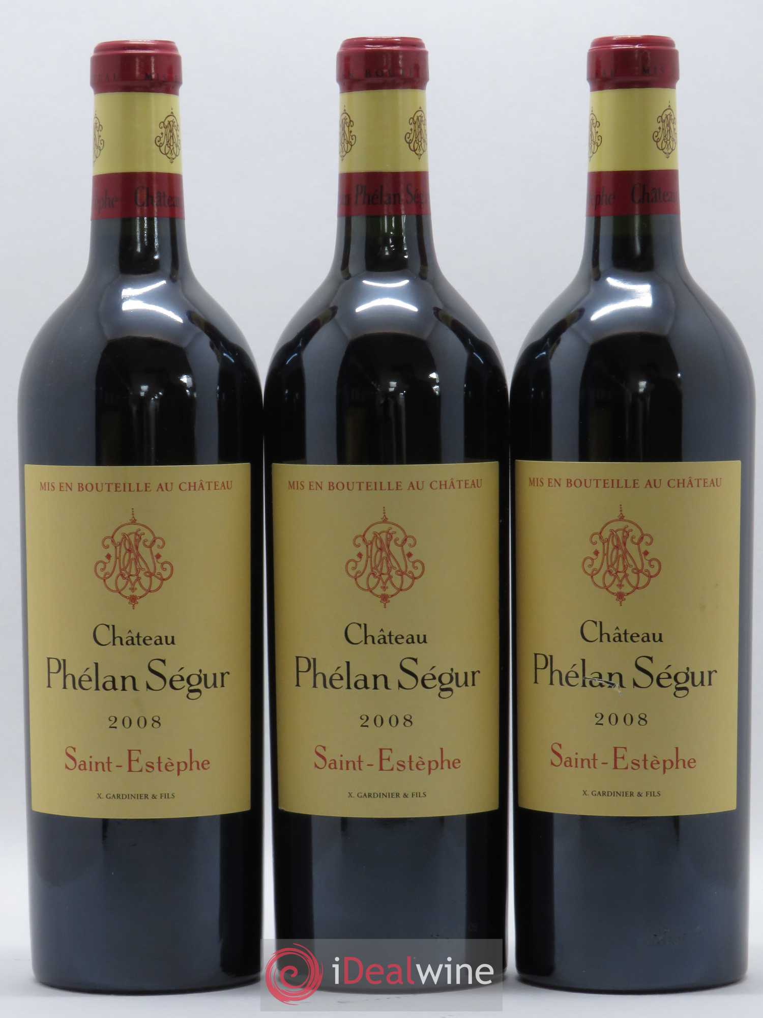 Château Phélan Ségur 2008 - Lot de 12 bouteilles - 2