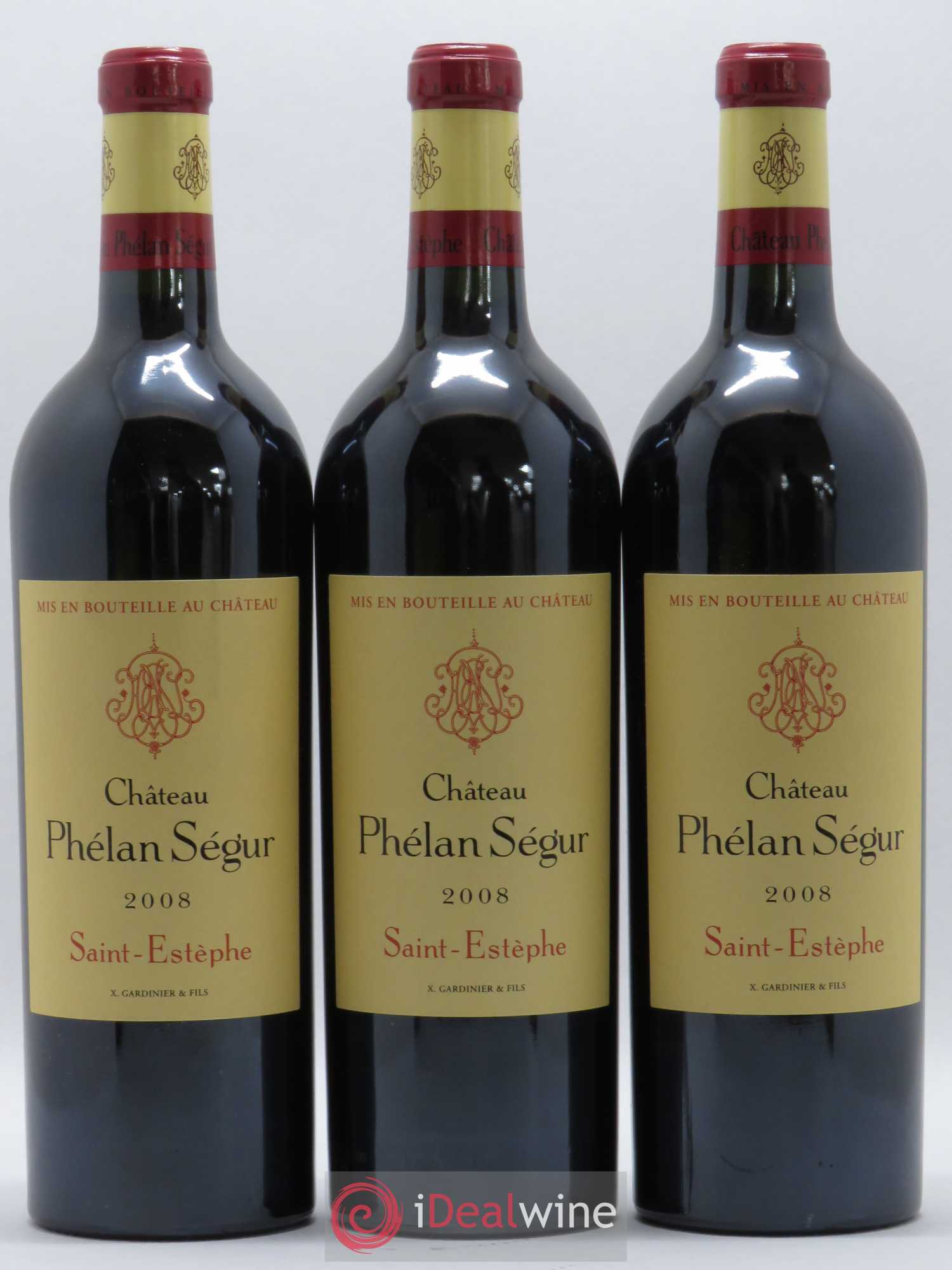 Château Phélan Ségur 2008 - Lot de 12 bouteilles - 3
