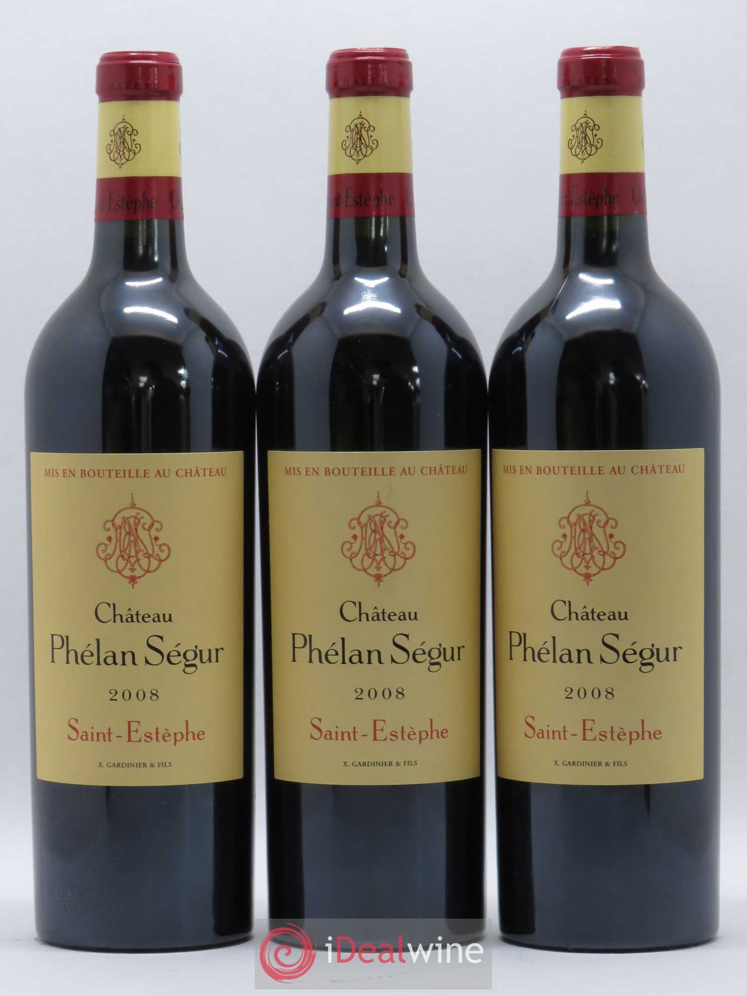 Château Phélan Ségur 2008 - Lot de 12 bouteilles - 4