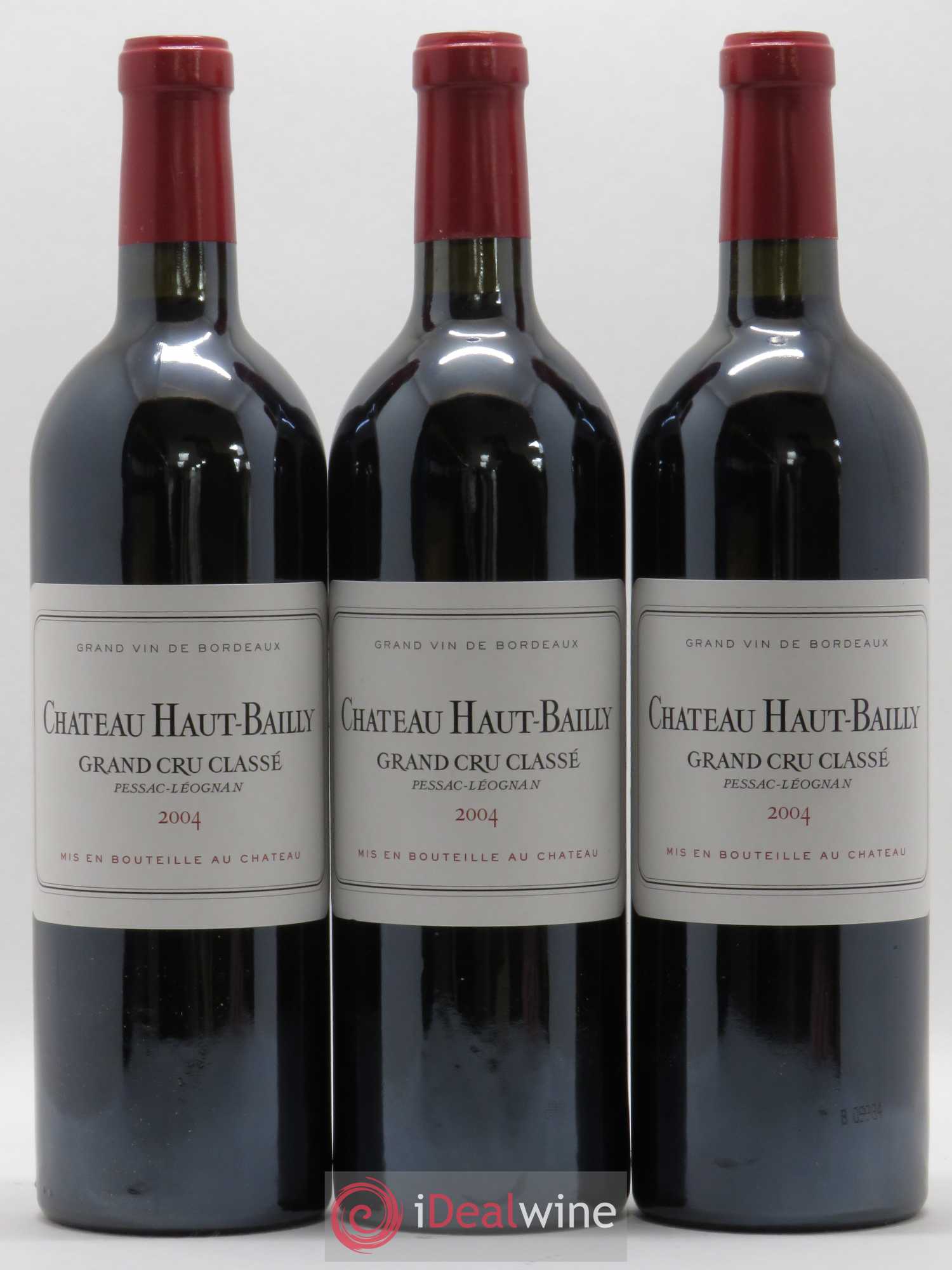 Château Haut-Bailly Cru Classé de Graves 2004 - Lot de 12 bouteilles - 1