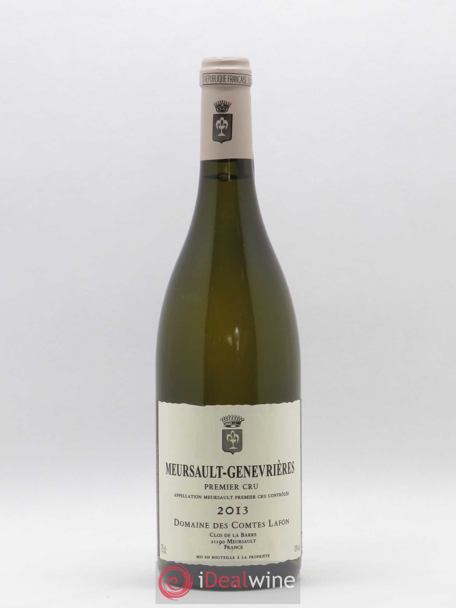 Meursault 1er Cru Genevrières Comtes Lafon (Domaine des) 2013 - Lot de 1 bouteille - 0