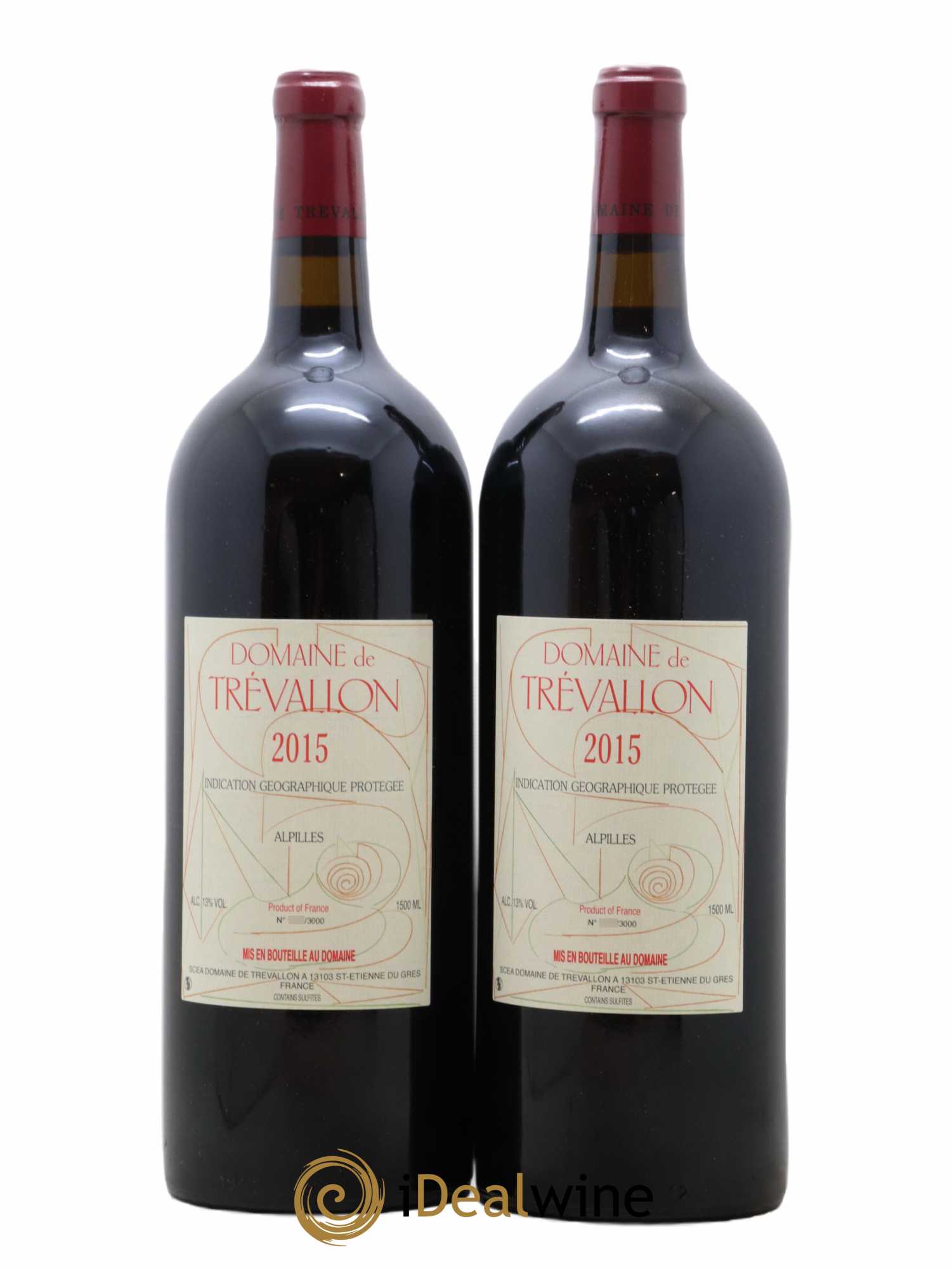 Alpilles Trévallon (Domaine de) Eloi Dürrbach 2015 - Lot de 2 magnums - 0