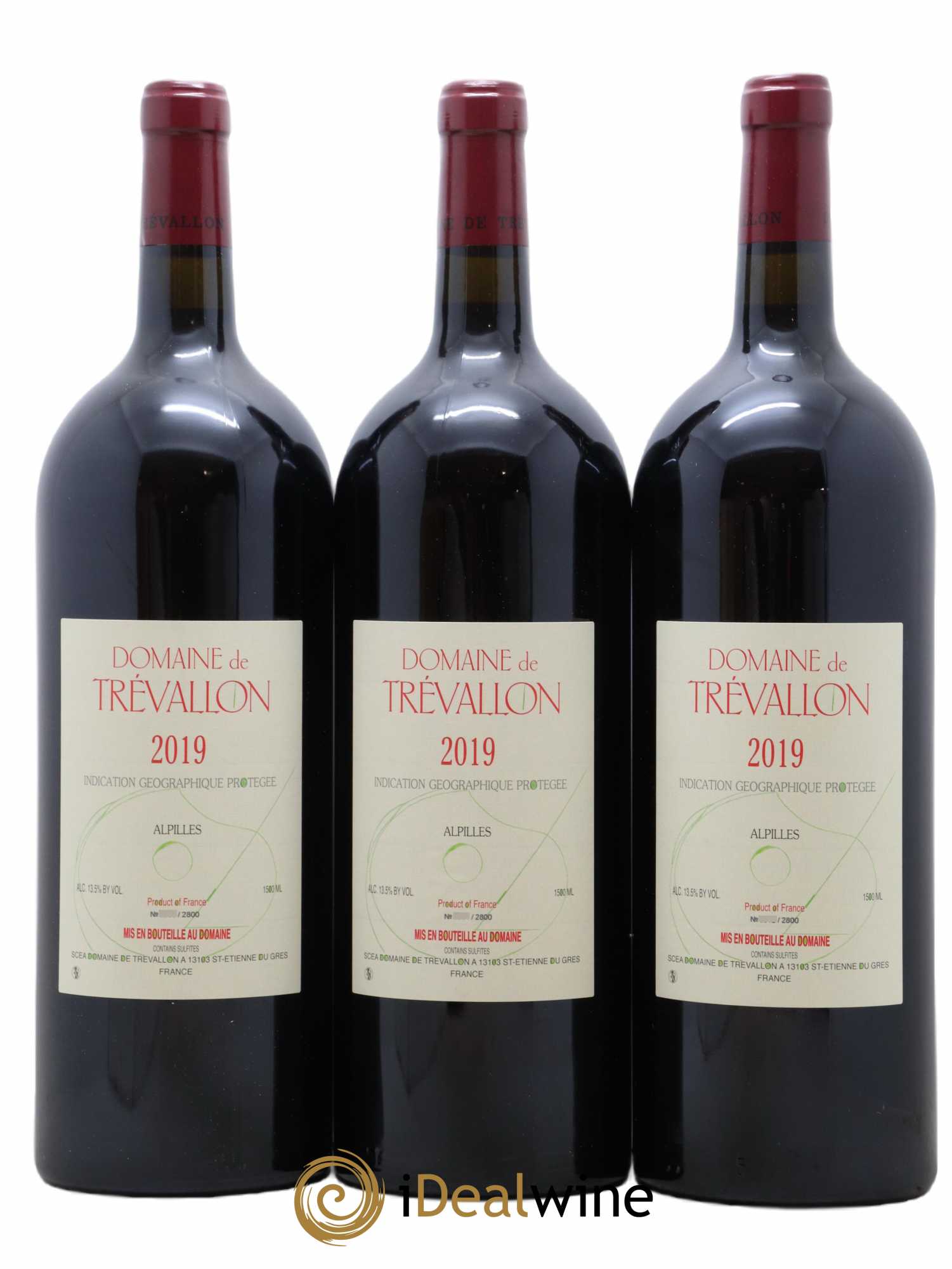IGP Alpilles Trévallon (Domaine de) Eloi Dürrbach 2019 - Lot de 3 magnums - 0