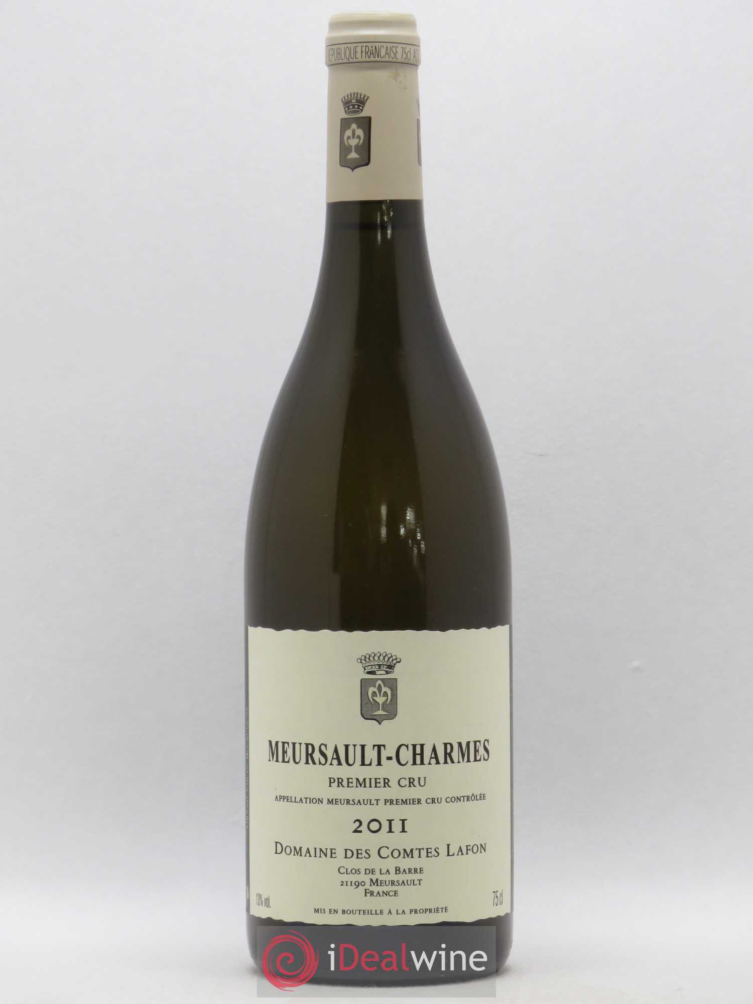 Meursault 1er Cru Charmes Comtes Lafon (Domaine des) 2011 - Lot de 1 bouteille - 0