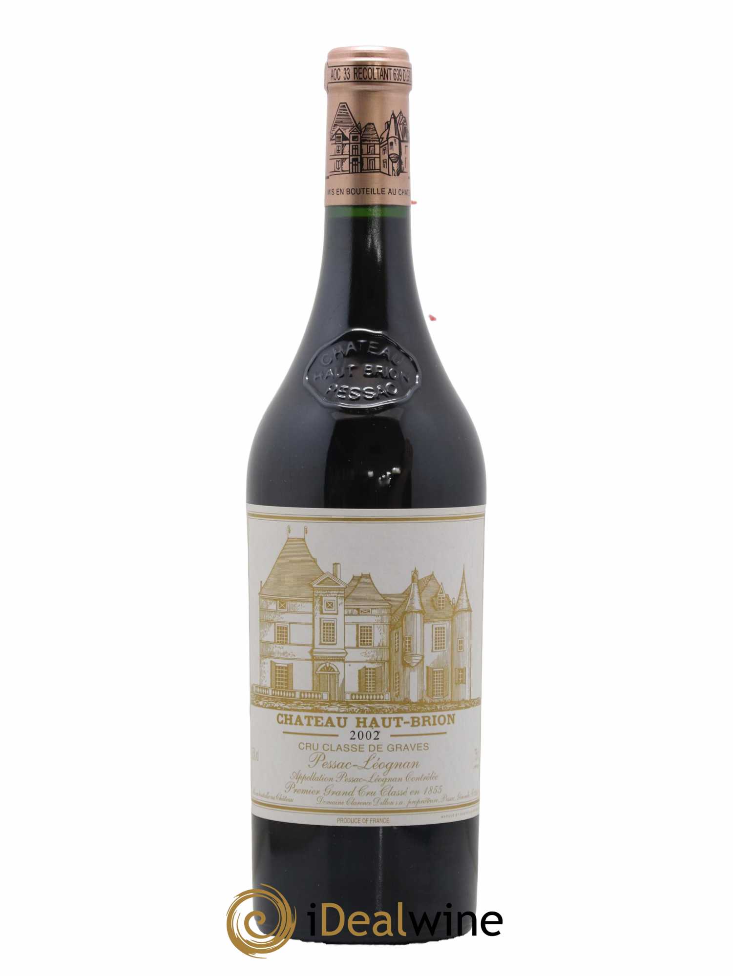 Château Haut Brion 1er Grand Cru Classé 2002 - Lot de 1 bouteille - 0