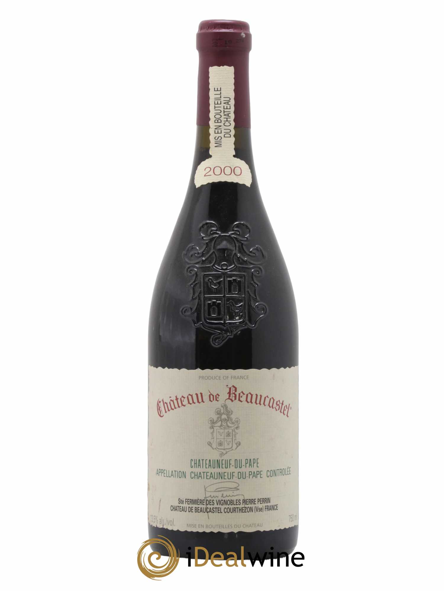 Châteauneuf-du-Pape Château de Beaucastel Famille Perrin 2000 - Lot de 1 bouteille - 0