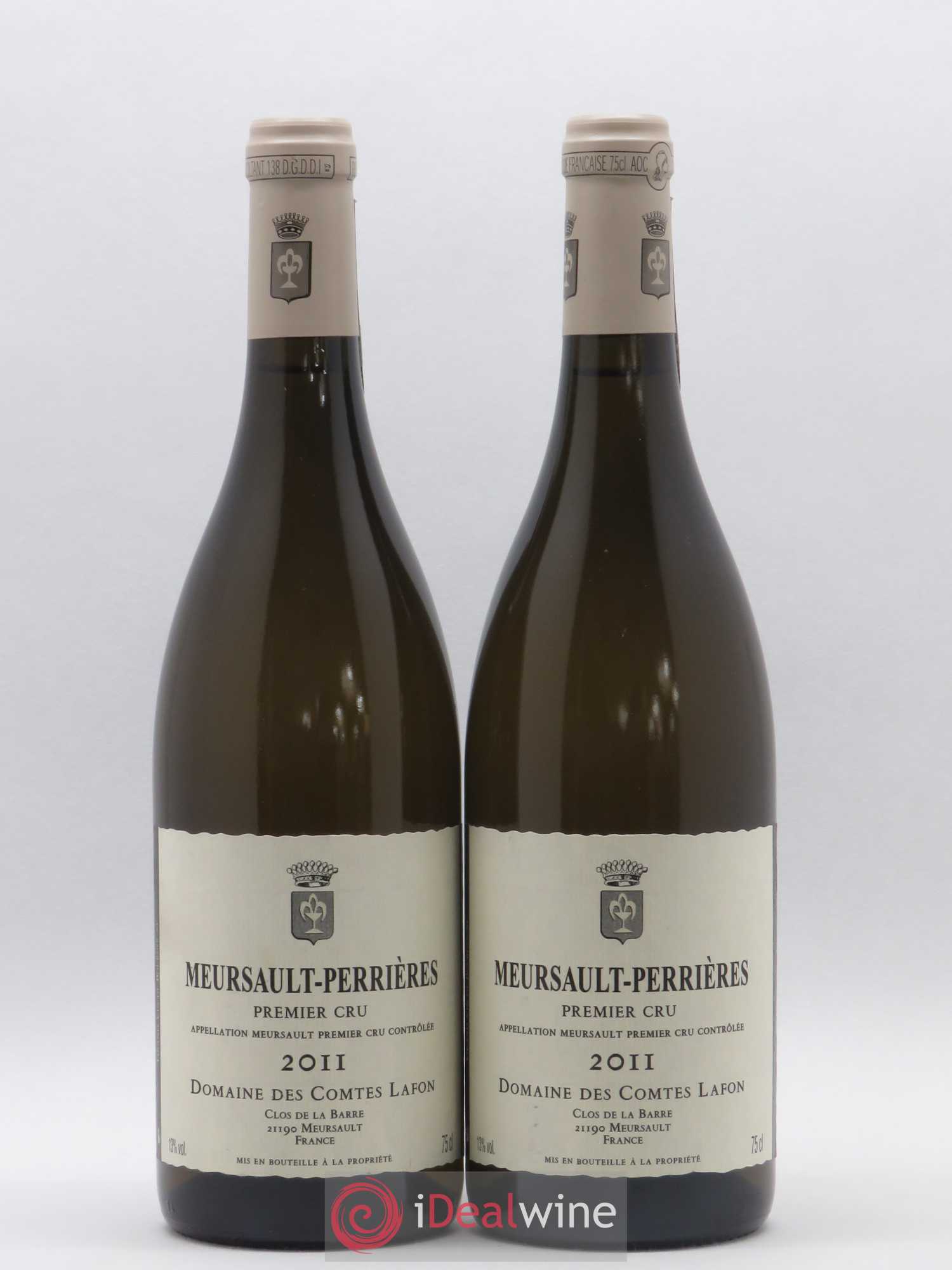 Meursault 1er Cru Perrières Comtes Lafon (Domaine des) 2011 - Lot de 2 bouteilles - 0
