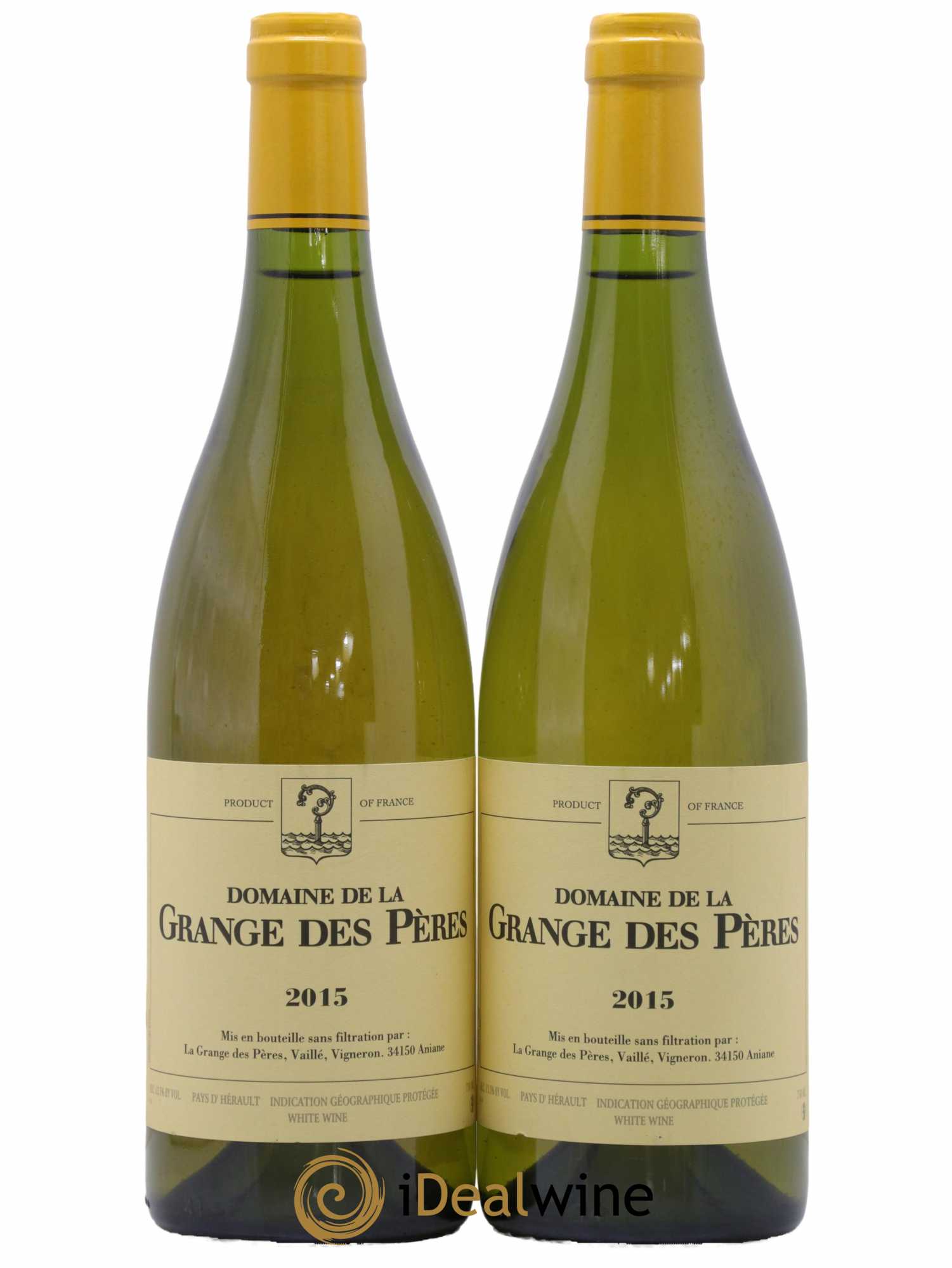 Pays d'Hérault Grange des Pères Laurent Vaillé 2015 - Lot de 2 bouteilles - 0