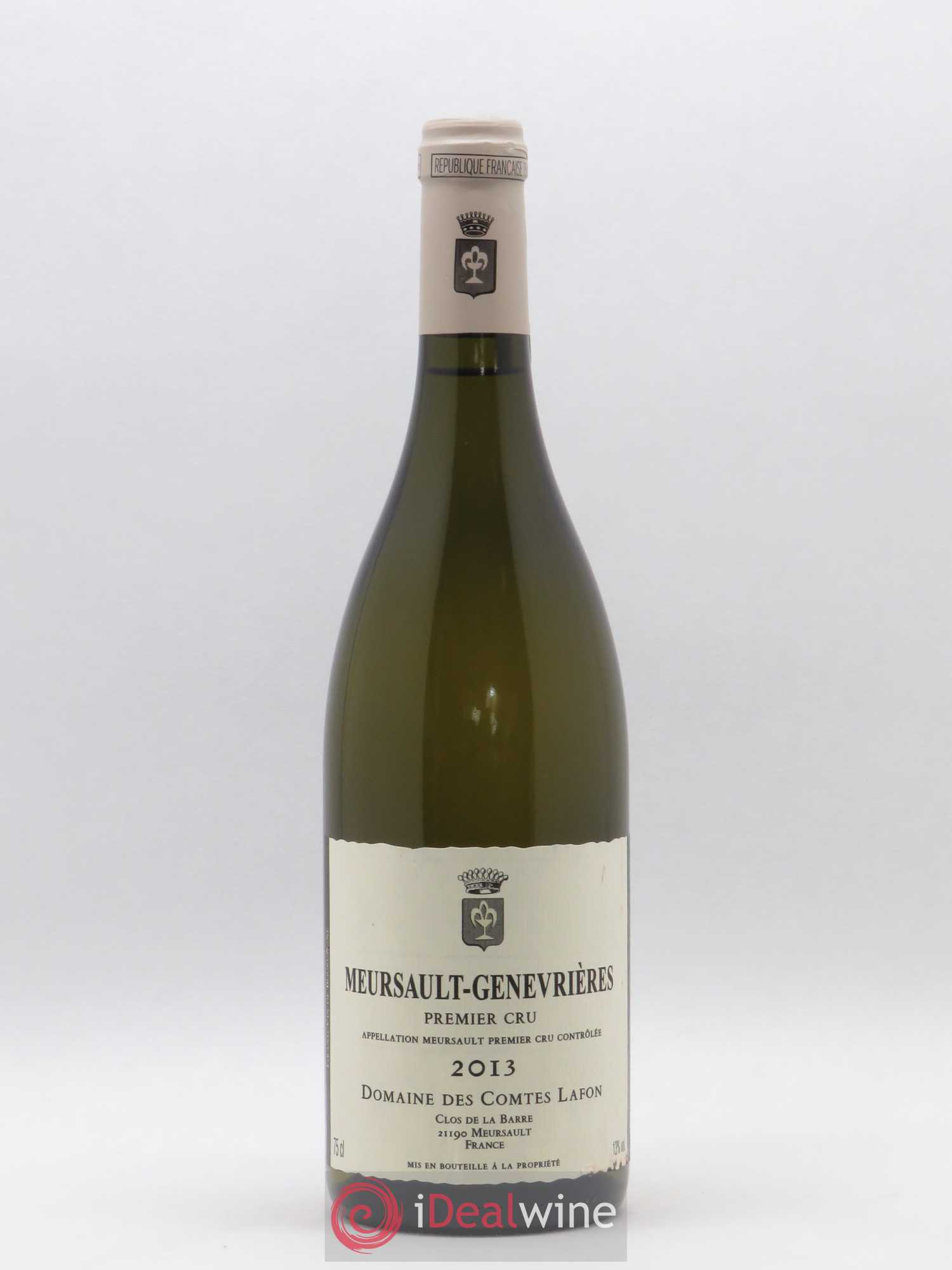 Meursault 1er Cru Genevrières Comtes Lafon (Domaine des) 2013 - Lot de 1 bouteille - 0