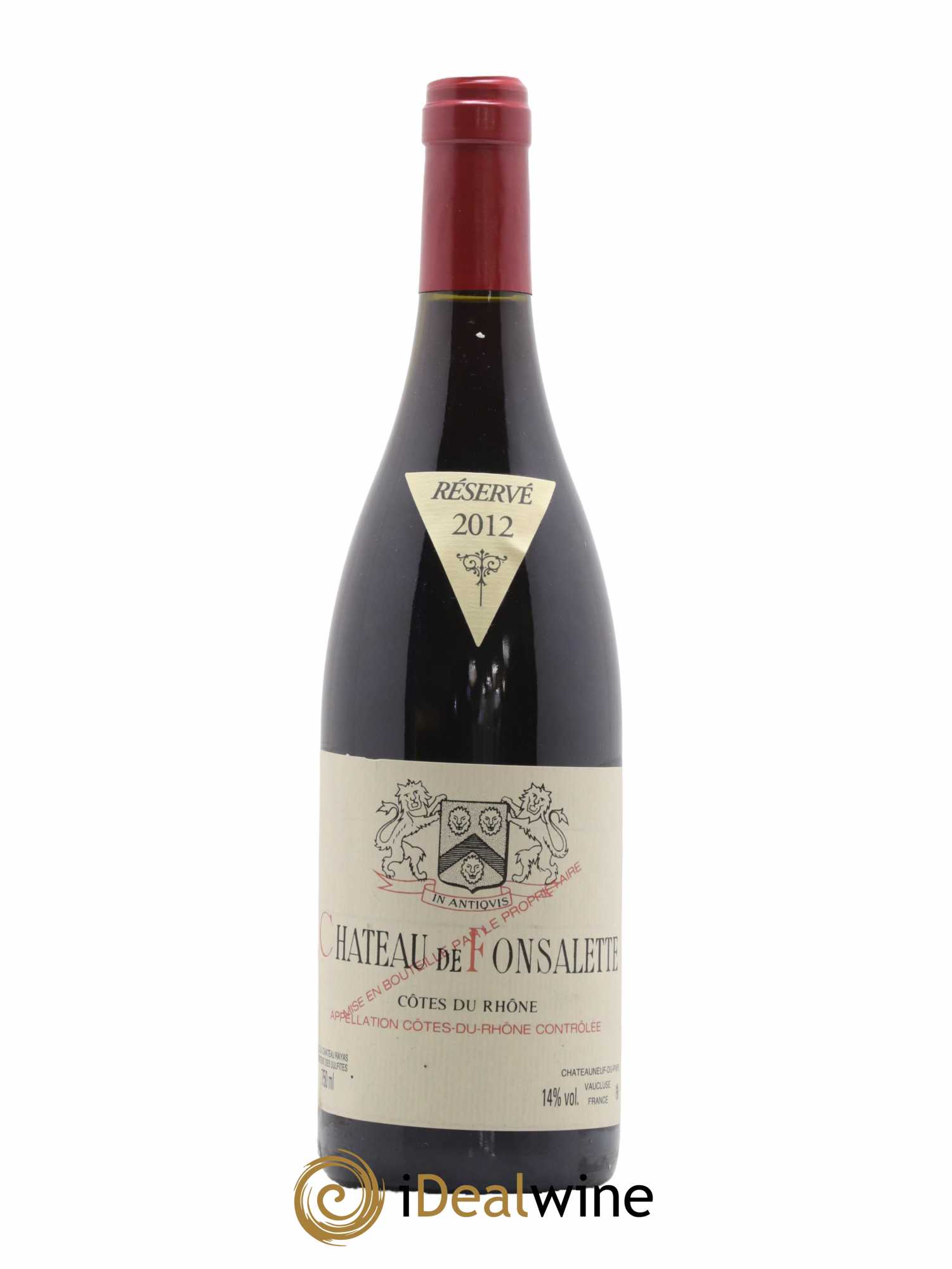 Côtes-du-Rhône Château de Fonsalette Emmanuel Reynaud 2012 - Lot de 1 bouteille - 0