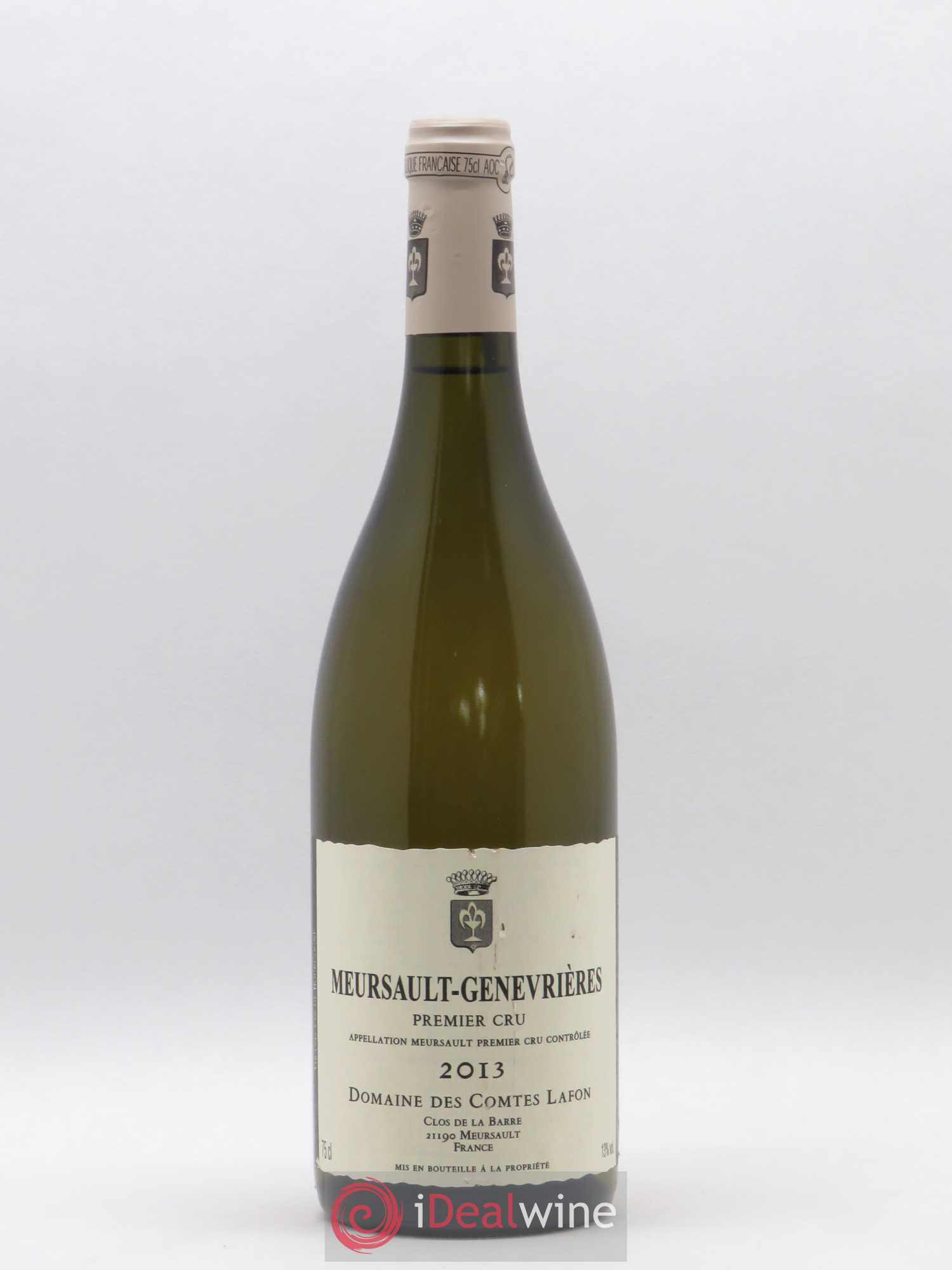 Meursault 1er Cru Genevrières Comtes Lafon (Domaine des) 2013 - Lot de 1 bouteille - 0