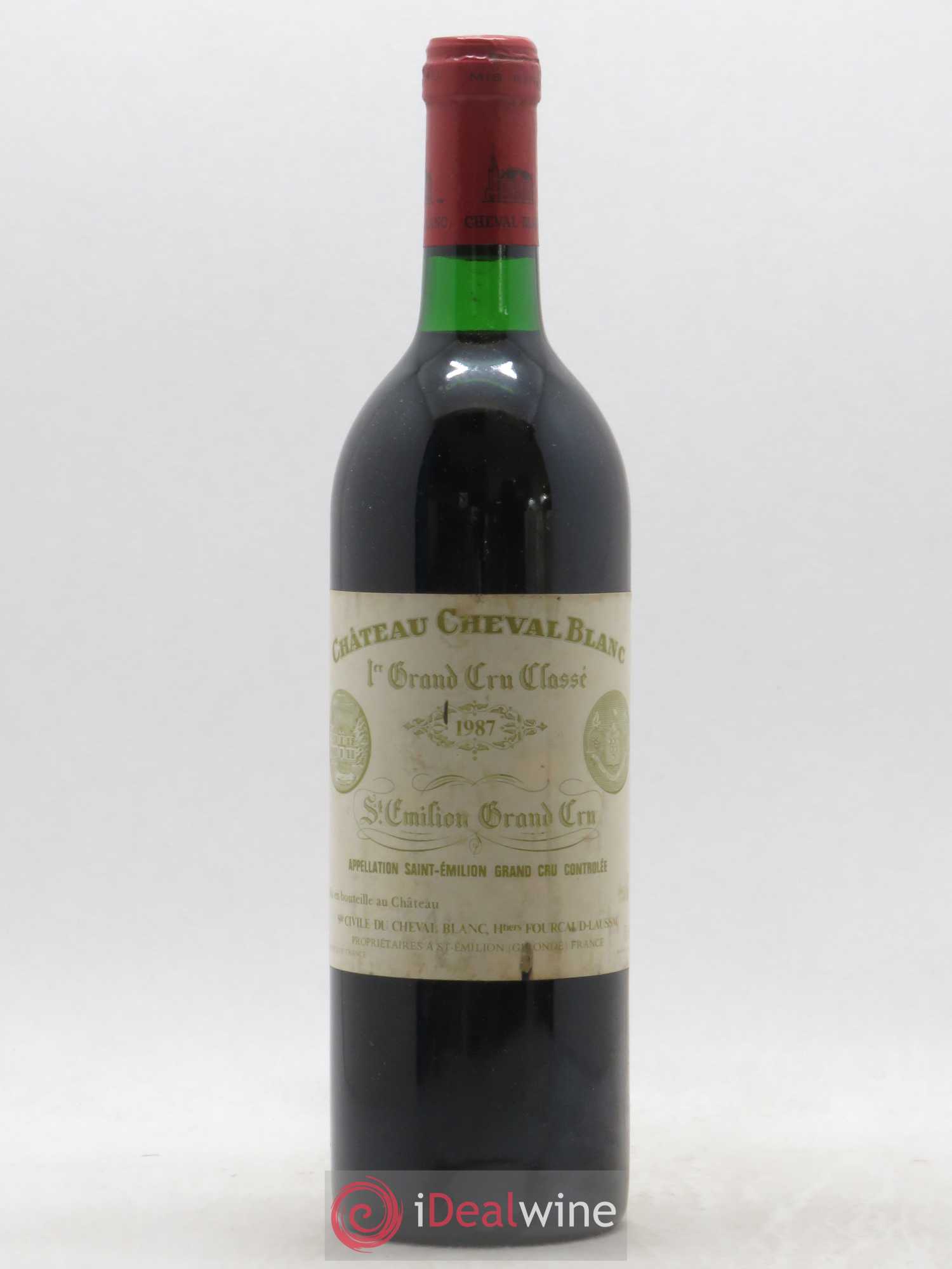Château Cheval Blanc 1er Grand Cru Classé A 1987 - Lot de 1 bouteille - 0