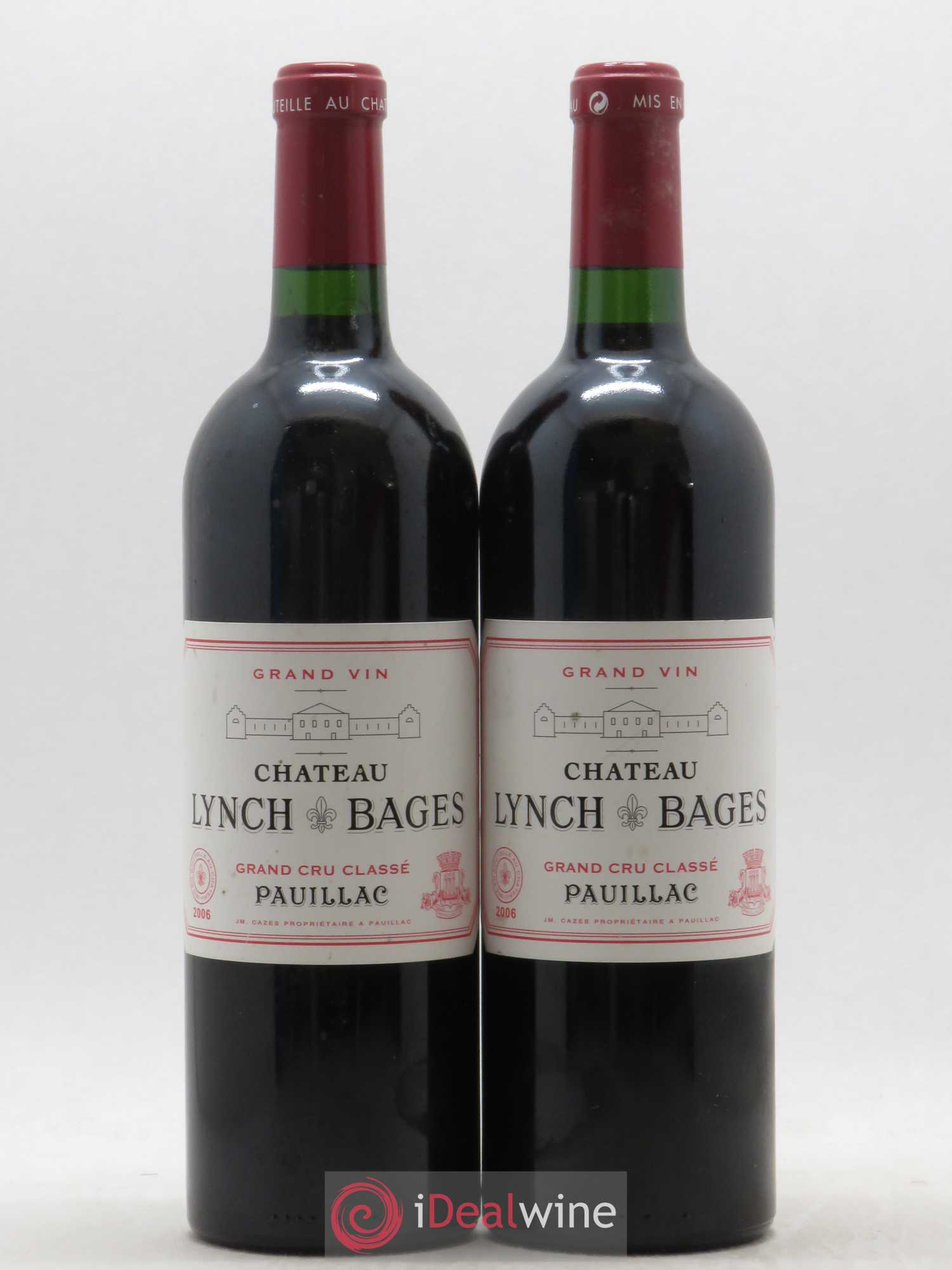 Château Lynch Bages 5ème Grand Cru Classé 2006 - Lot de 2 bouteilles - 0