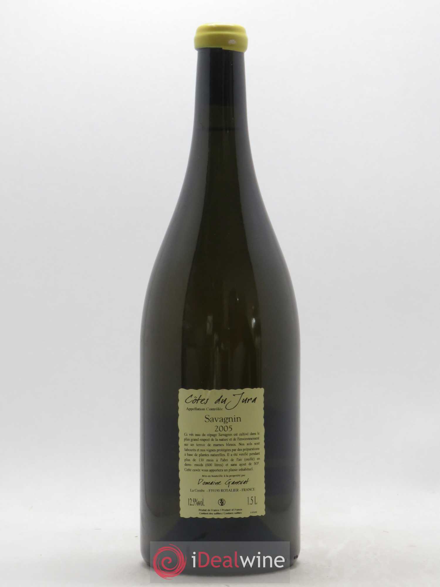 Côtes du Jura Les Vignes de mon Père Jean-François Ganevat (Domaine) 2005 - Lot de 1 magnum - 1