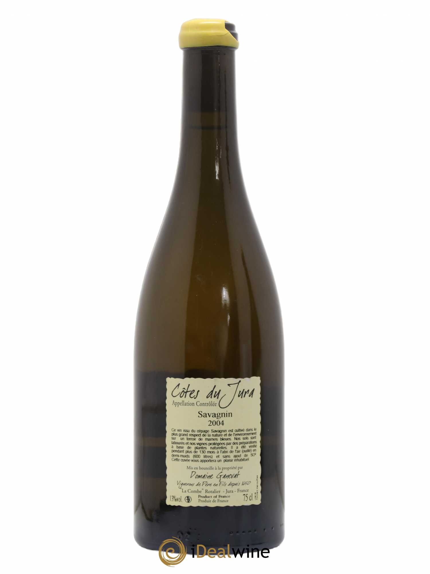 Côtes du Jura Les Vignes de mon Père Jean-François Ganevat (Domaine) SAVAGNIN 2004 - Lot de 1 bouteille - 1