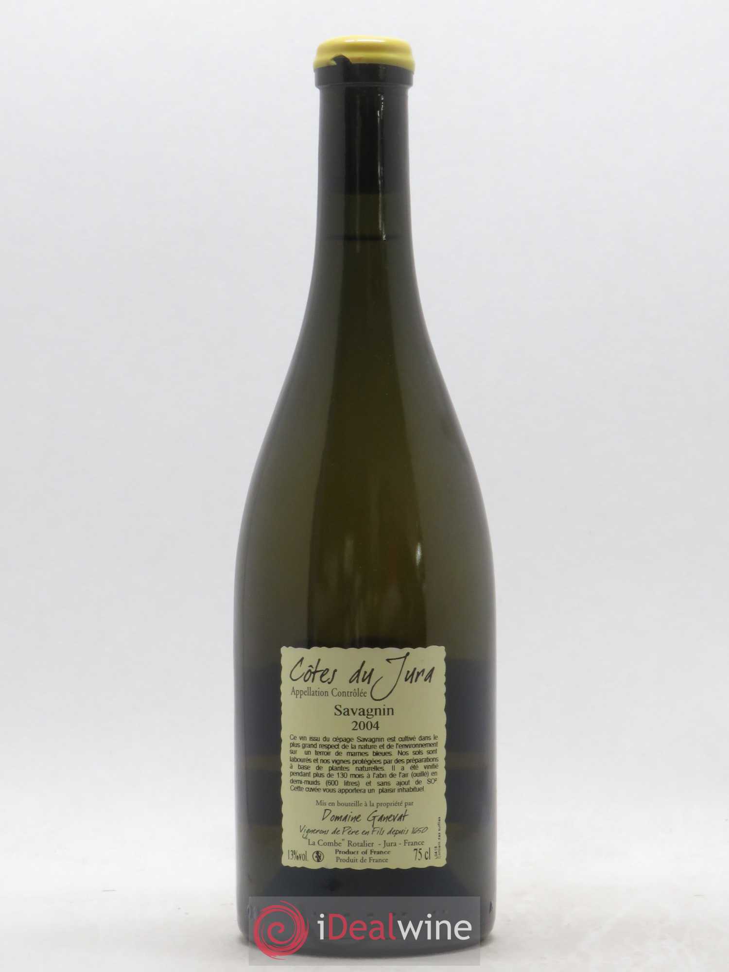 Côtes du Jura Les Vignes de mon Père Jean-François Ganevat (Domaine) 2004 - Lot de 1 bouteille - 1
