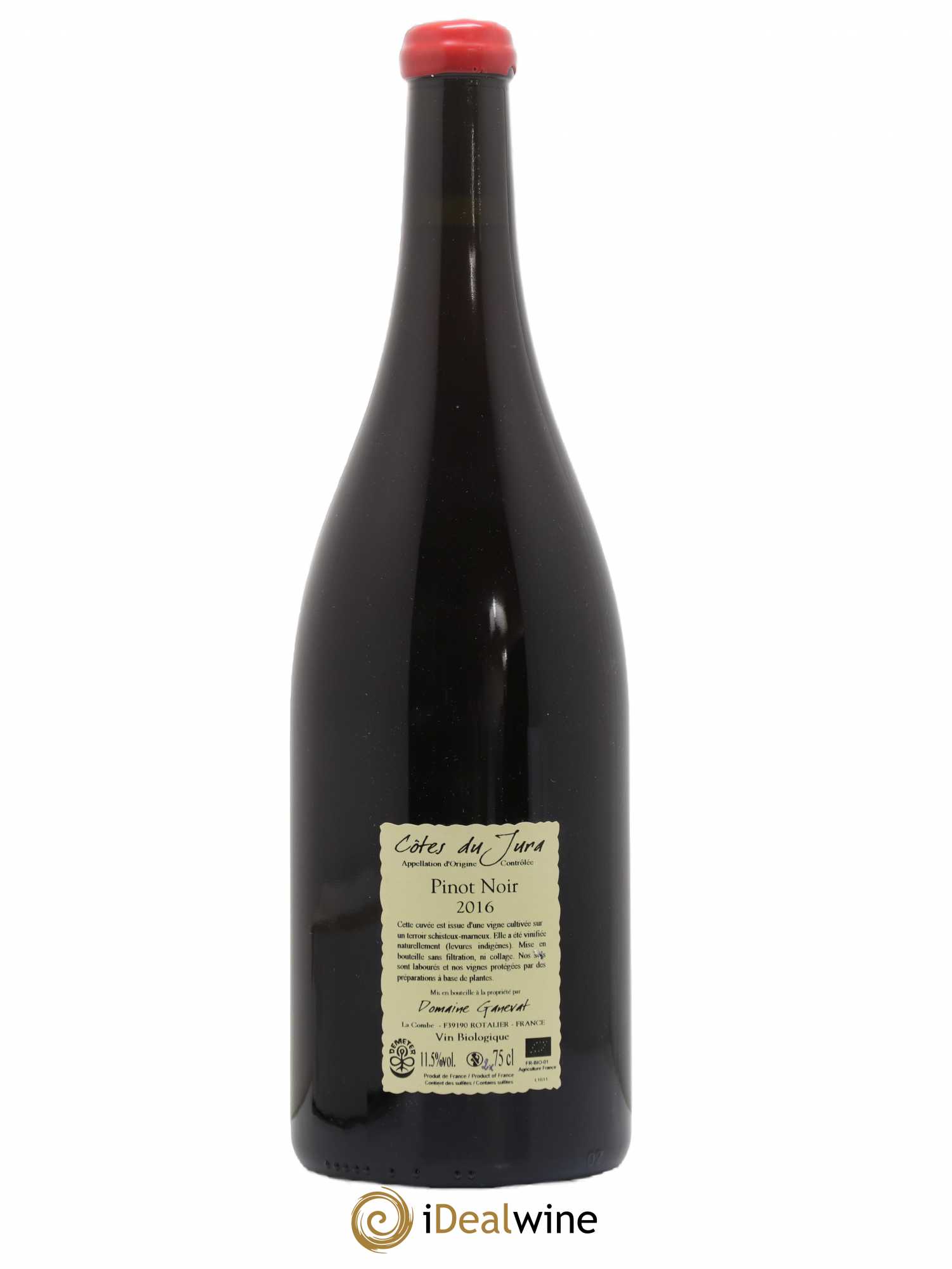 Côtes du Jura Pinot Noir En Billat  Jean-François Ganevat (Domaine) 2016 - Lot de 1 magnum - 1