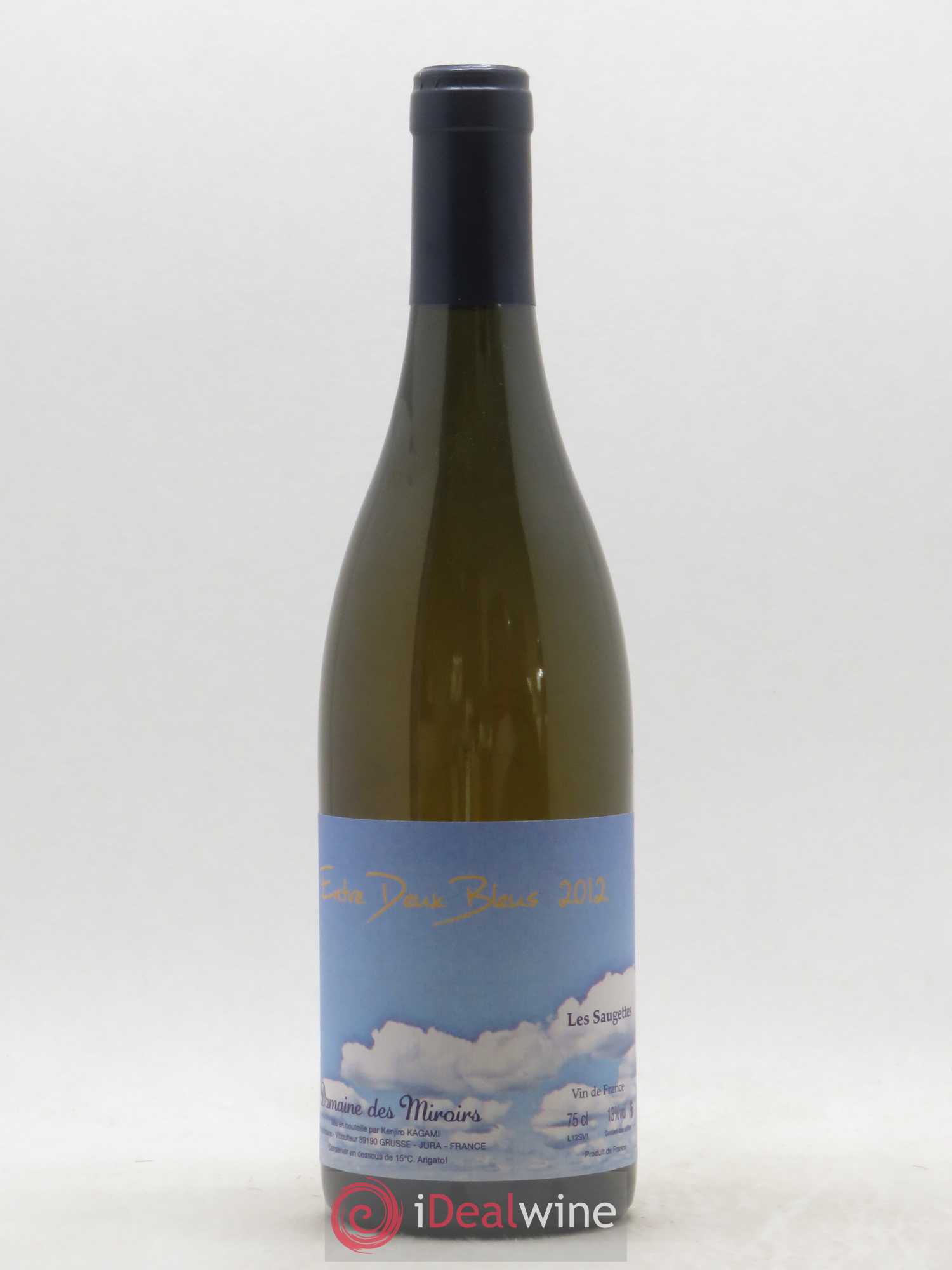 Vin de France Entre Deux Bleus Les saugettes Kenjiro Kagami - Domaine des Miroirs 2012 - Lot de 1 bouteille - 0