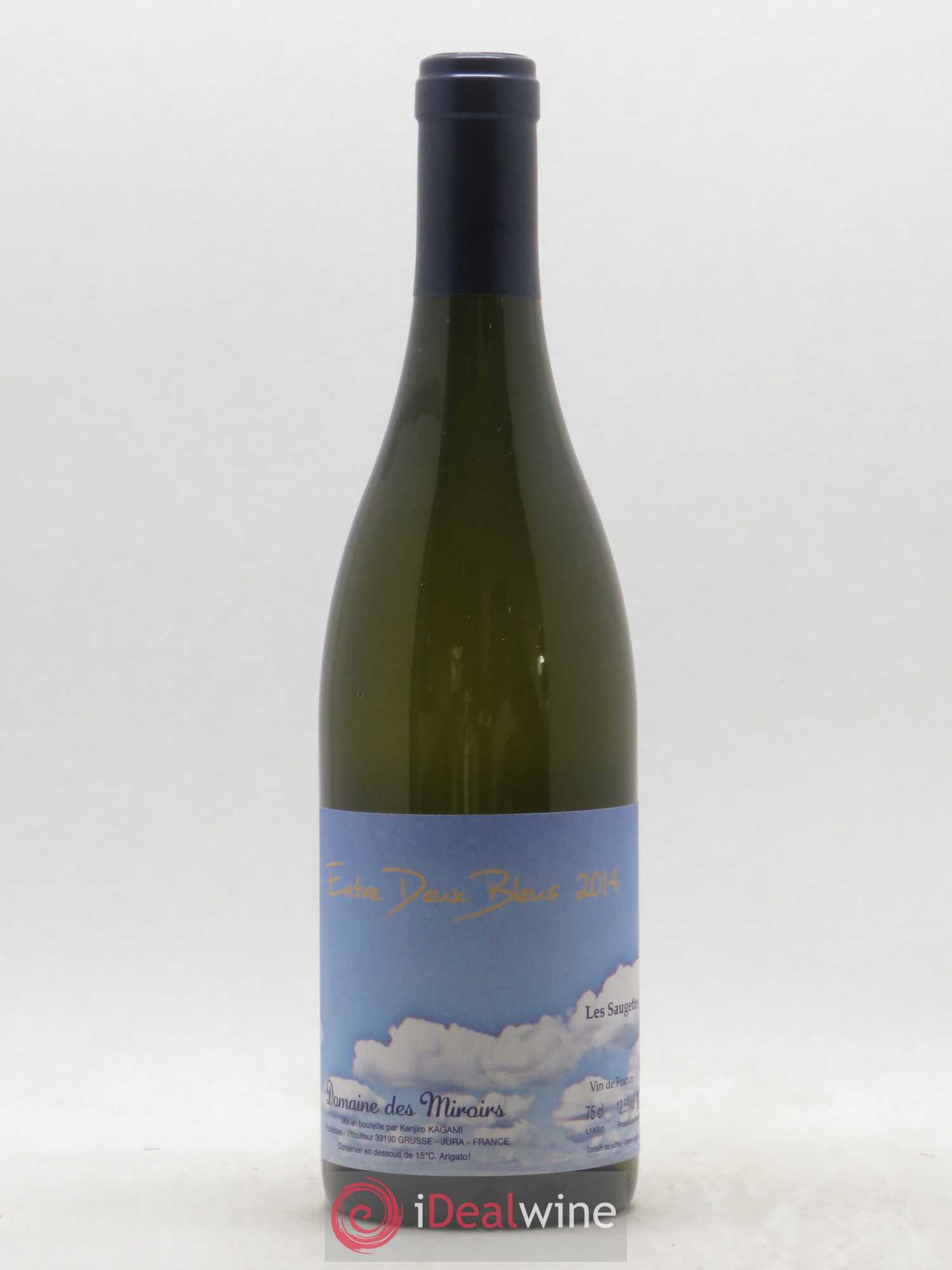 Vin de France Entre Deux Bleus Les saugettes Kenjiro Kagami - Domaine des Miroirs 2014 - Lot de 1 bouteille - 0