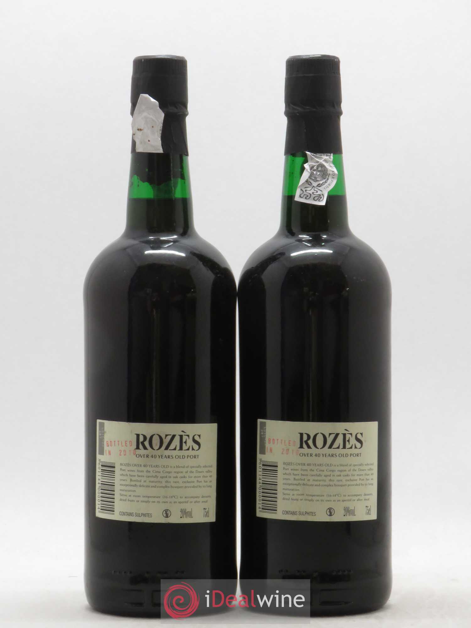 Porto Over 40 years old Tawny Rozes - Posten von 2 Flaschen - 1