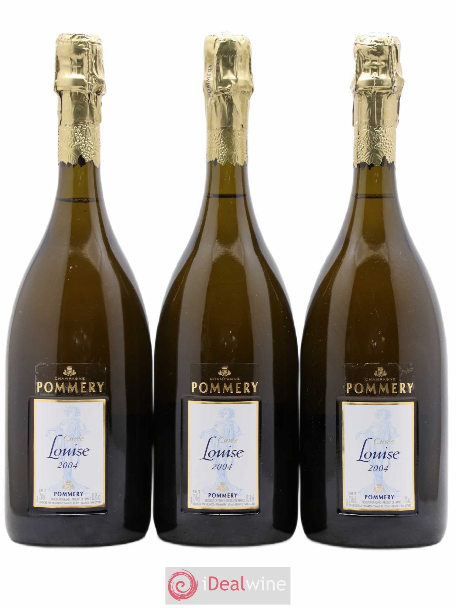Cuvée Louise Pommery 2004 - Lot de 3 bouteilles - 0