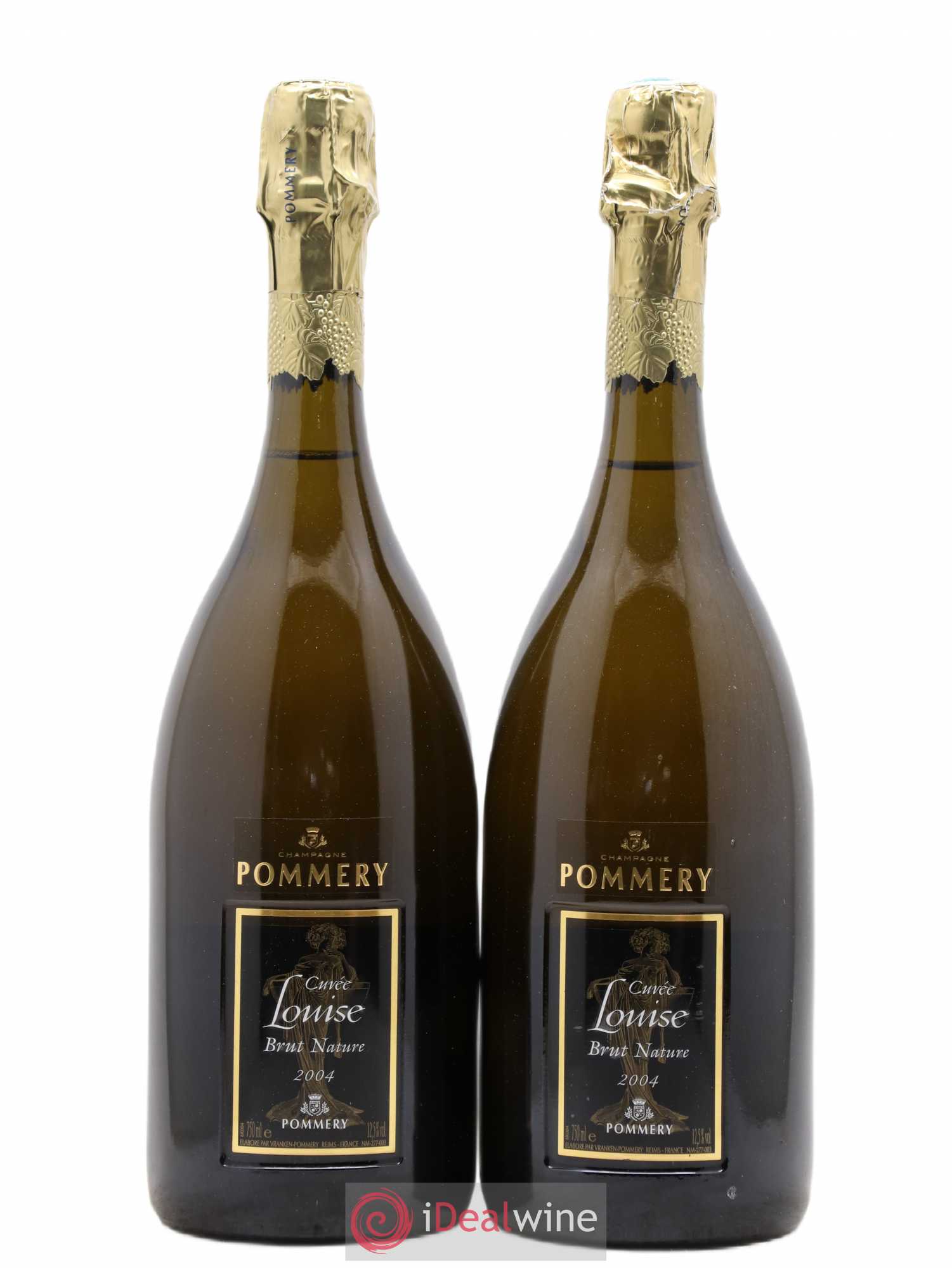 Cuvée Louise Pommery Brut Nature 2004 - Lot de 2 bouteilles - 0