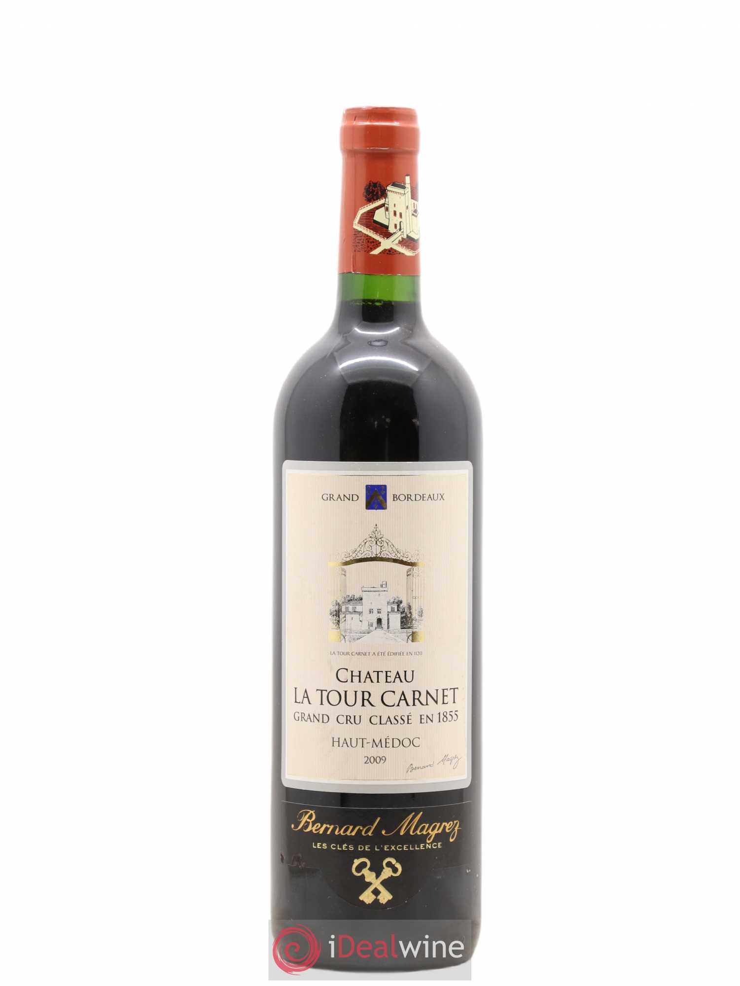 Château la Tour Carnet 4ème Grand Cru Classé 2009 - Lot de 1 bouteille - 0