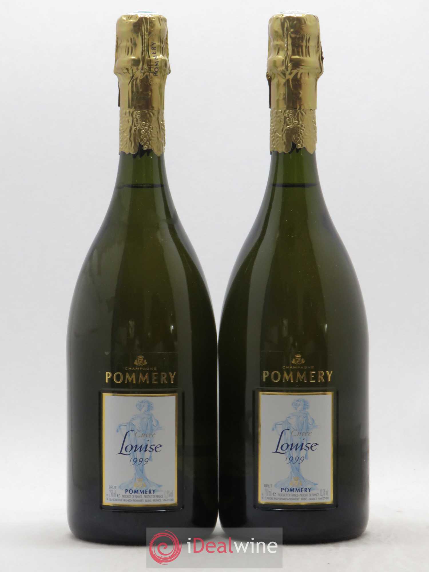 Cuvée Louise Pommery 1999 - Lot de 2 bouteilles - 0
