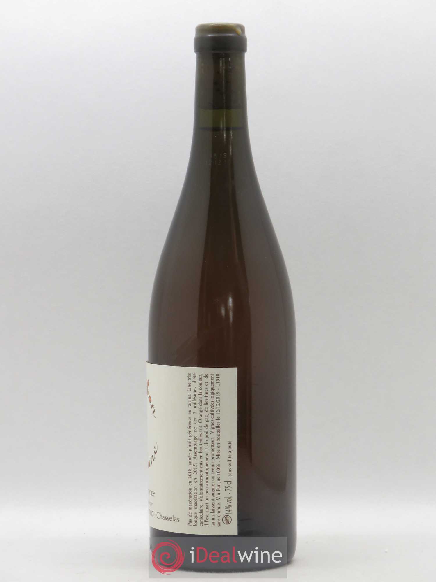 Vin de France Le Jambon Blanc Assemblage 2018-2015 Philippe Jambon - Posten von 1 Flasche - 1