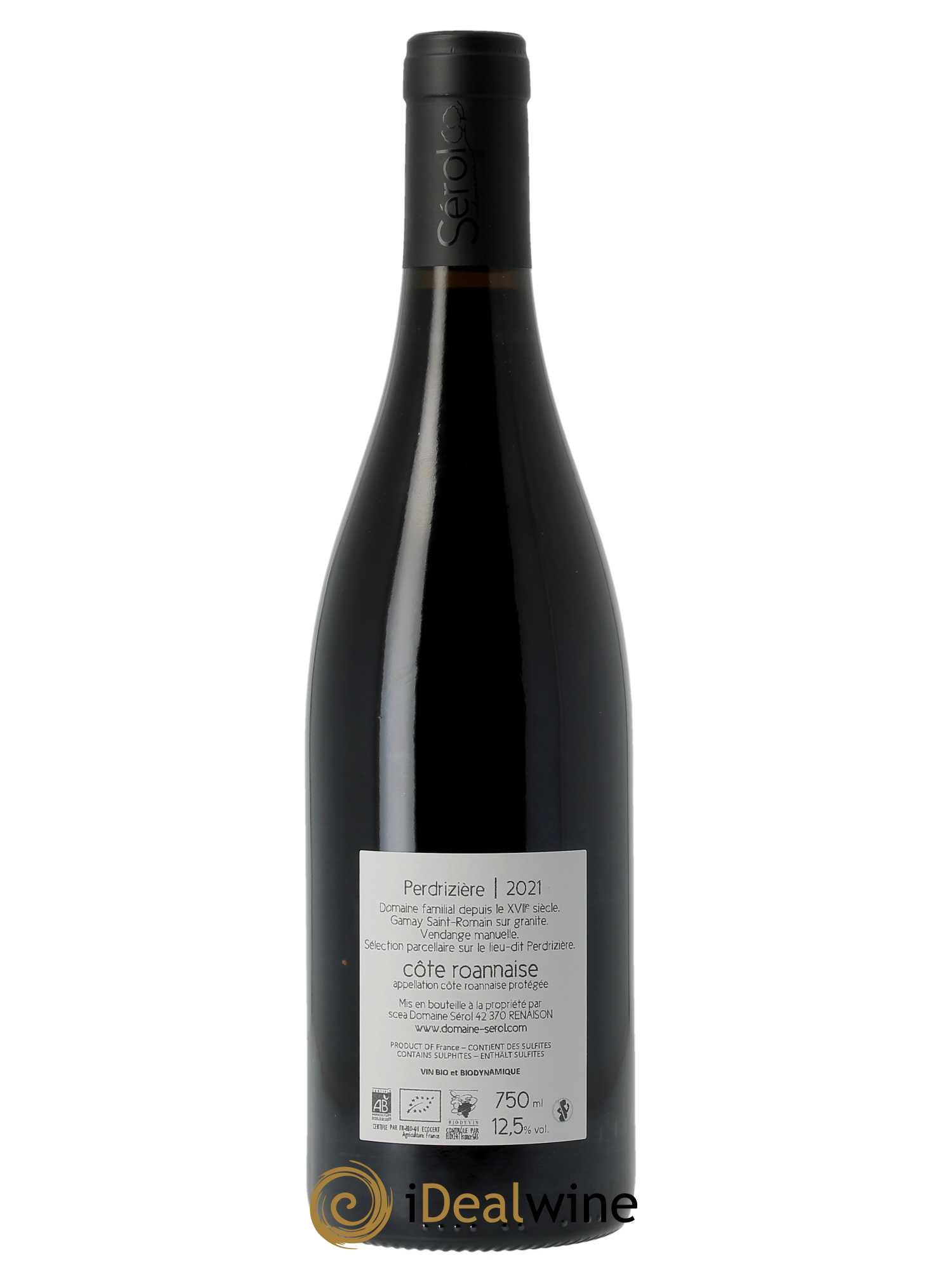 Côte Roannaise Perdrizière Domaine Sérol 2021 - Lot de 1 bouteille - 1