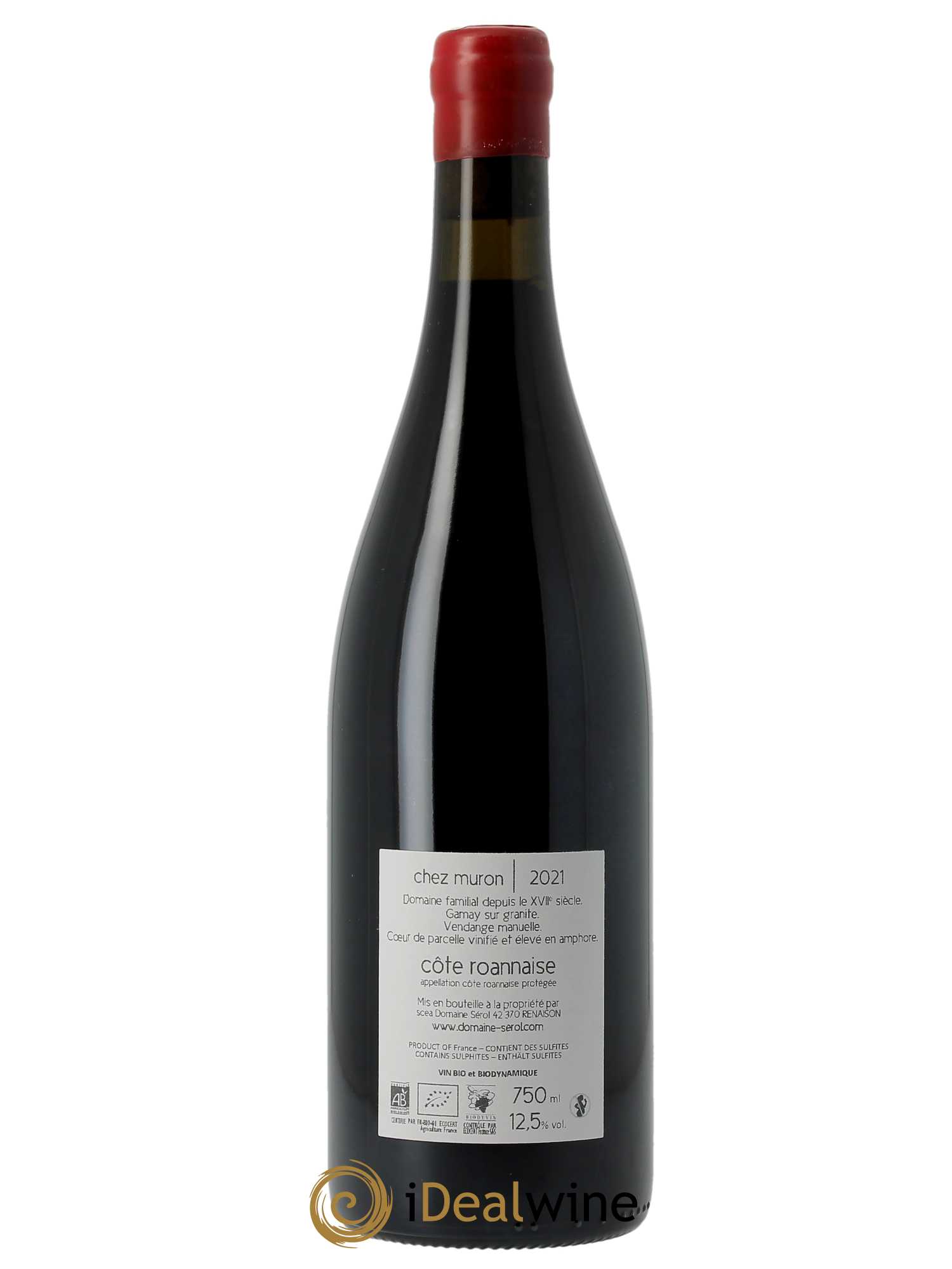 Côte Roannaise Chez Muron Domaine Sérol  2021 - Lot of 1 bottle - 1