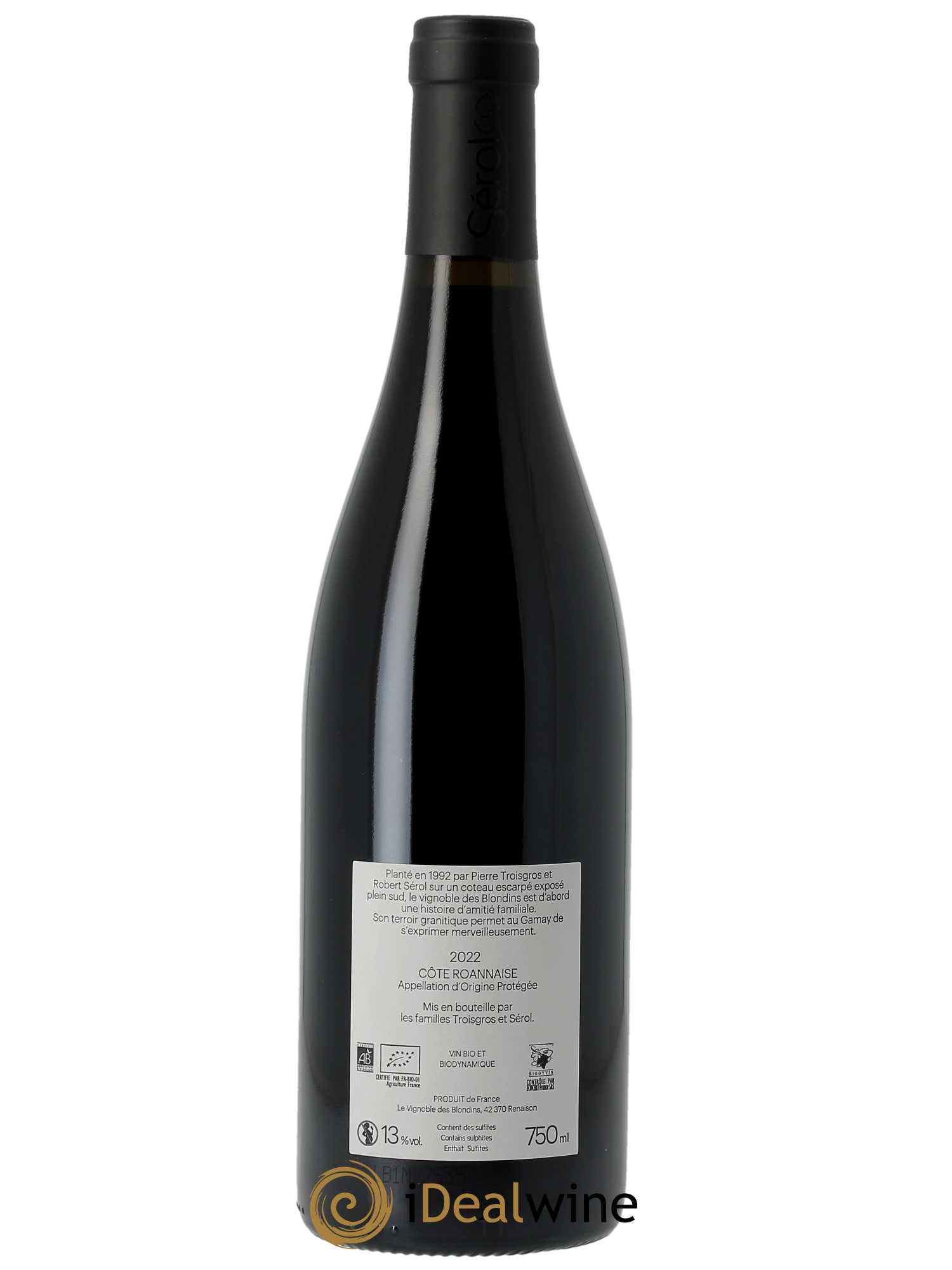 Côte Roannaise Les Blondins Domaine Sérol 2022 - Lot of 1 bottle - 1