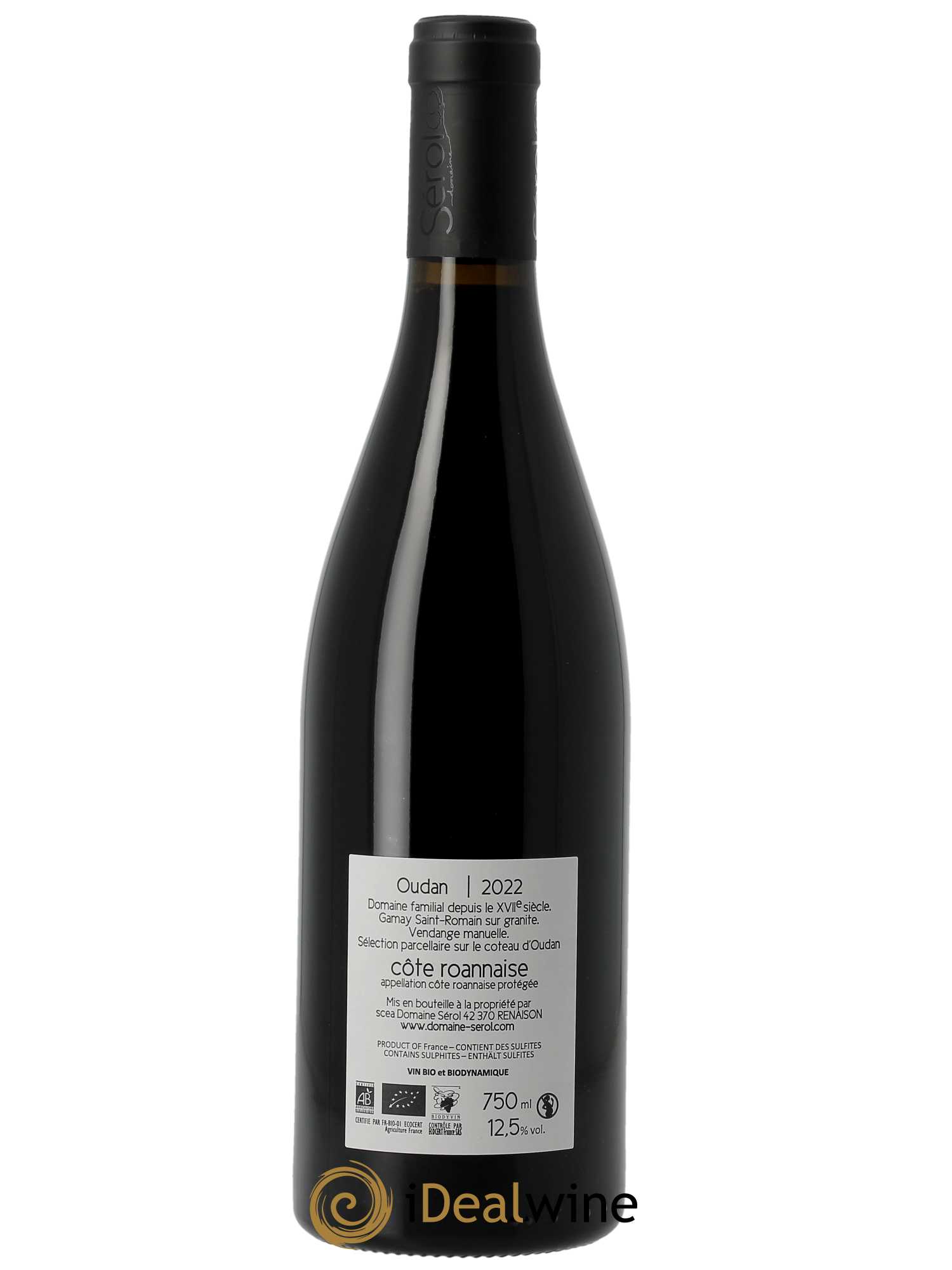 Côte Roannaise Oudan Domaine Sérol  2022 - Lotto di 1 bottiglia - 1