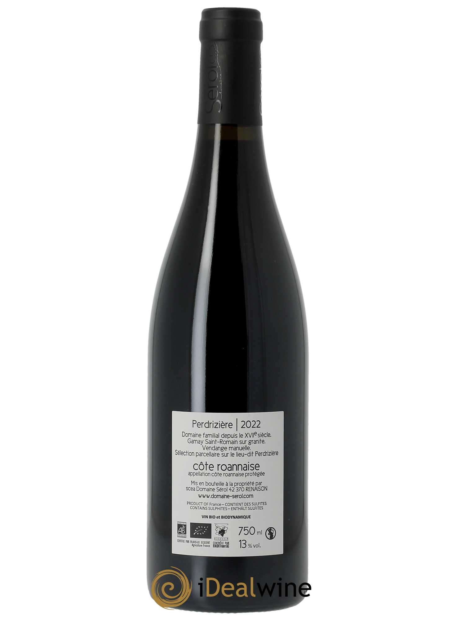 Côte Roannaise Perdrizière Domaine Sérol  2022 - Lotto di 1 bottiglia - 1
